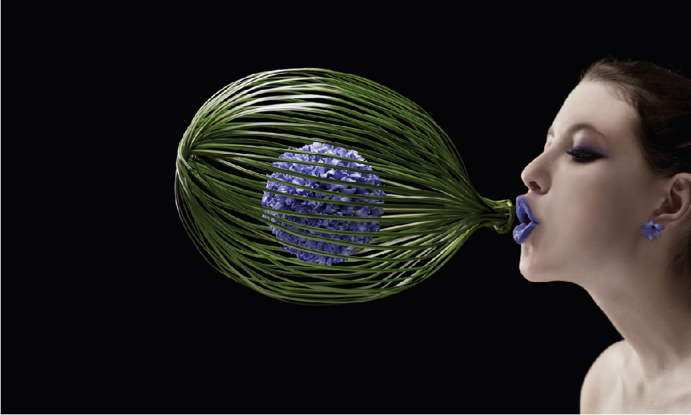 "Puff" Platinum Award, International Designer of the Year 2017, Fusion Flowers UK.