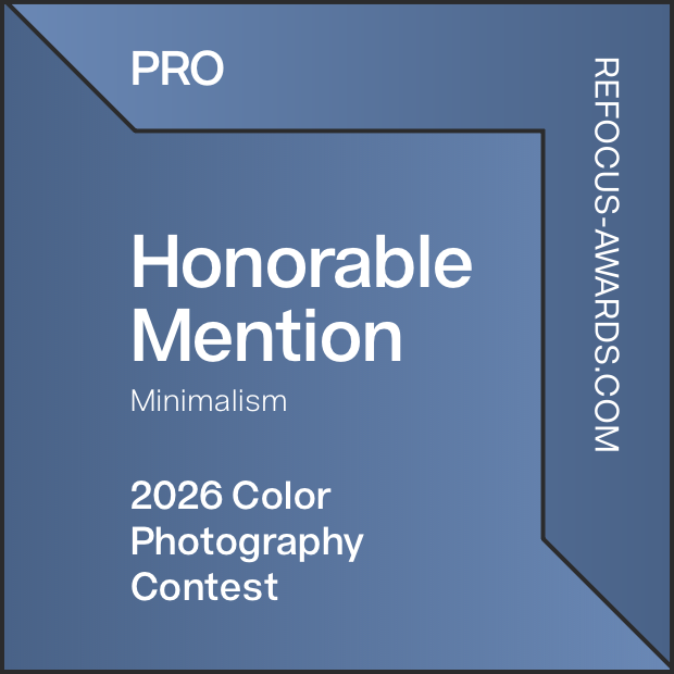 2026 reFocus Color Photography Contest - Honorable Mention(Minimalism), by Zili Zhang Photography