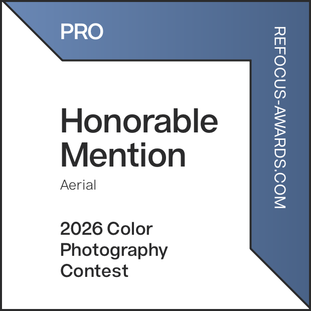 2026 reFocus Color Photography Contest - Honorable Mention(Aerial) - by Zili Zhang Photography