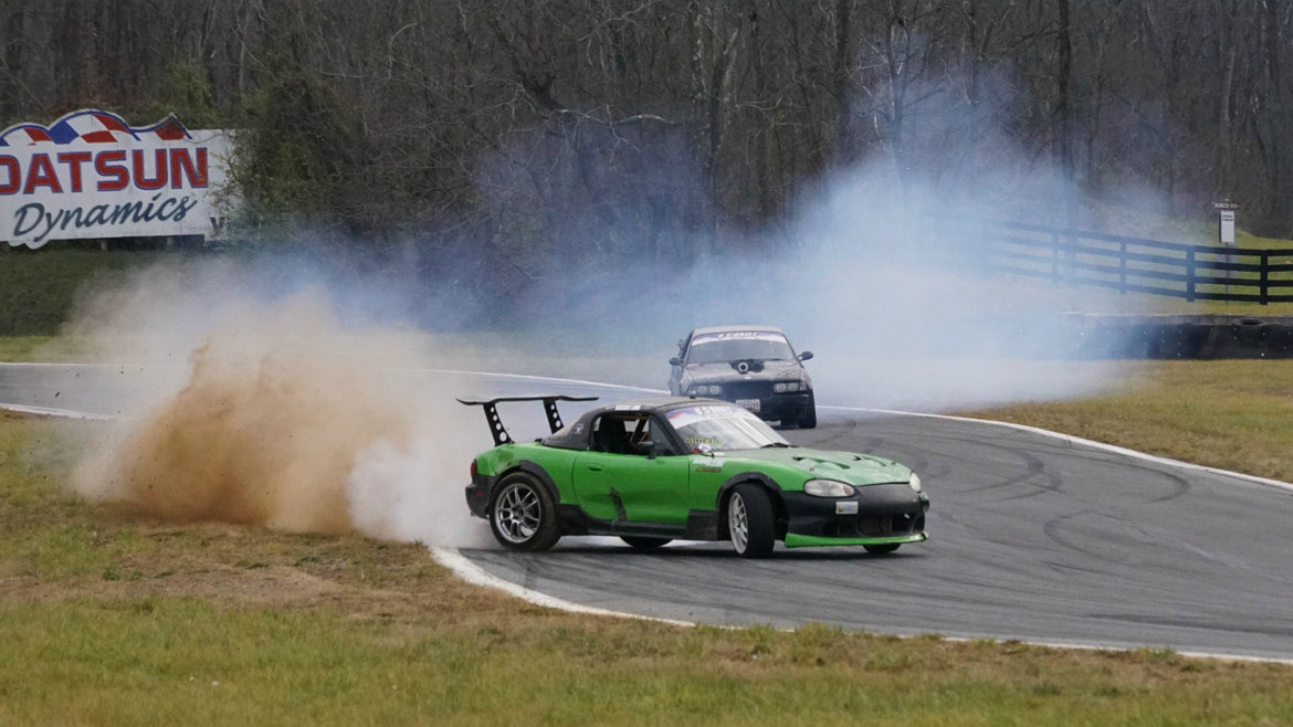 Tandem drift at Summit Point Raceway - 2016