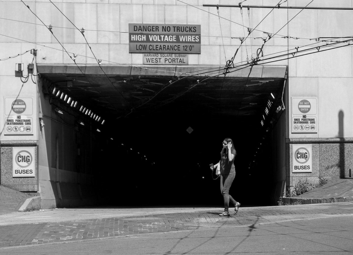 Harvard Square Bus Station, Harvard University, August 2017