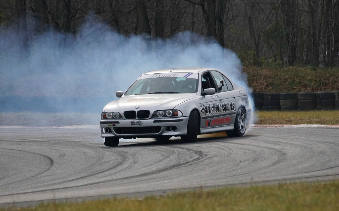 Serious drift action at Summit Point Raceway - 2016