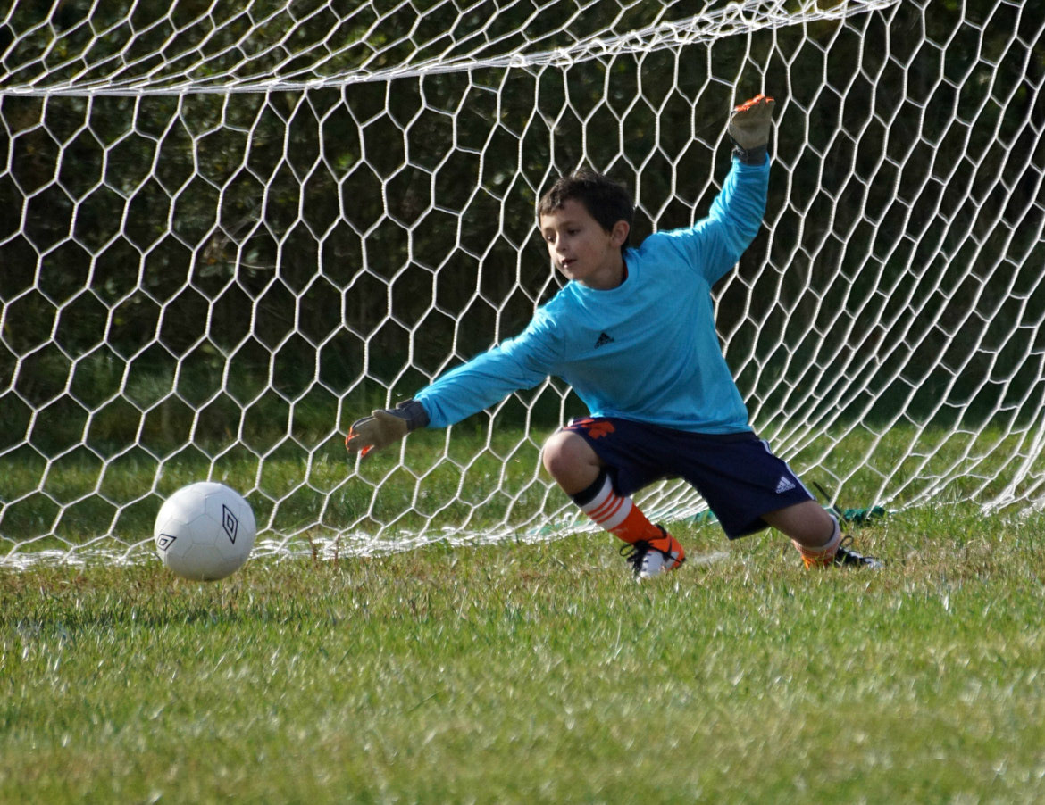 Diving save...almost!