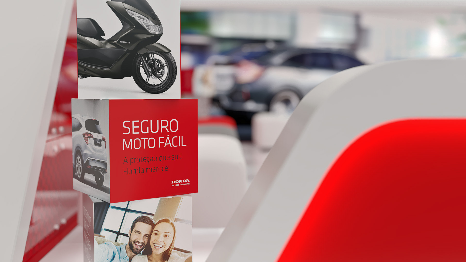 Concept de Stand da Honda em 3D