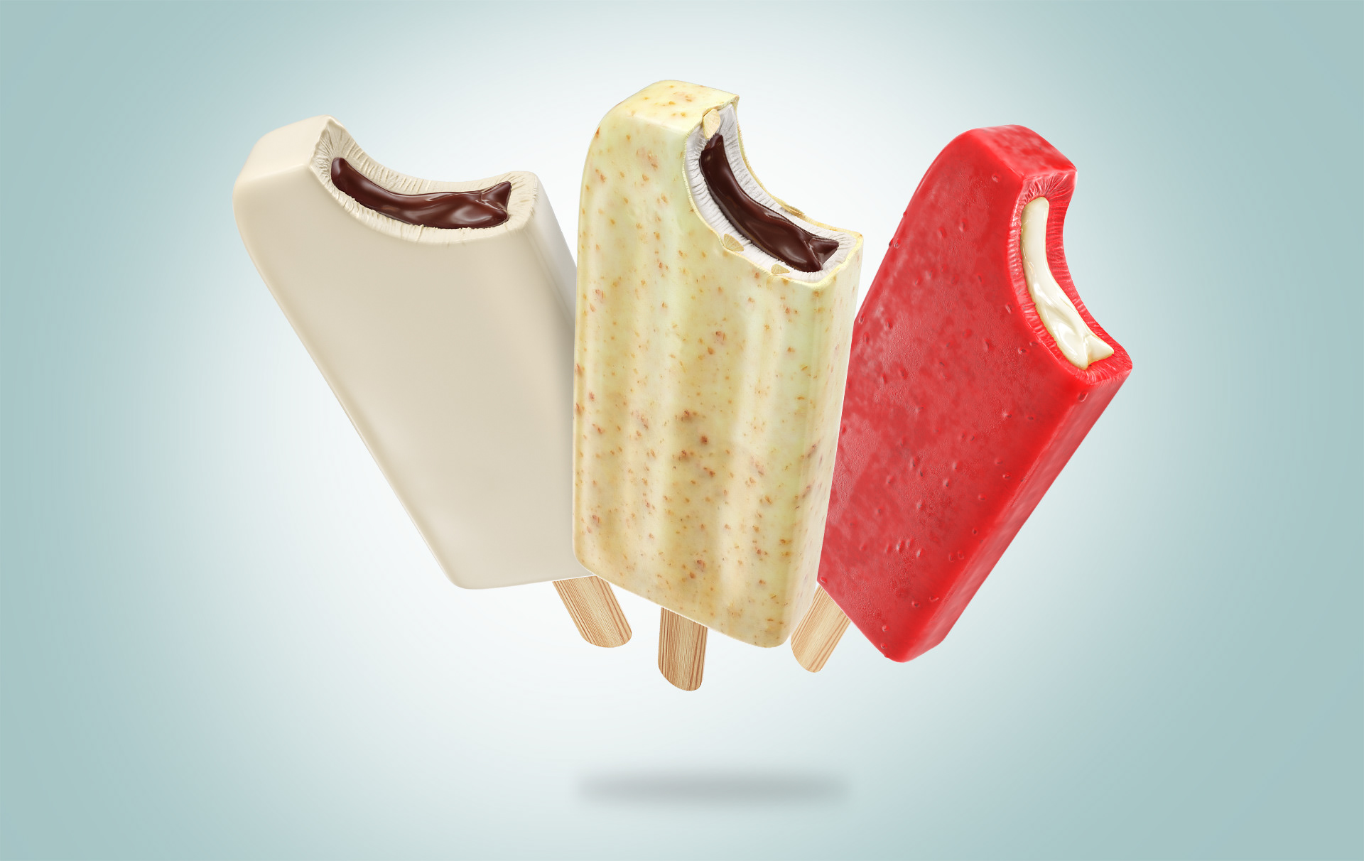 Ilustração de Picolé em 3D