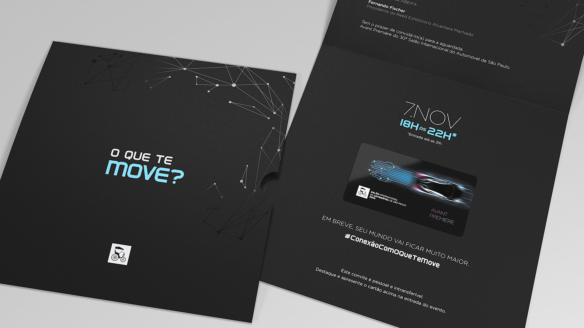 Convite do Salão do Automóvel 2018