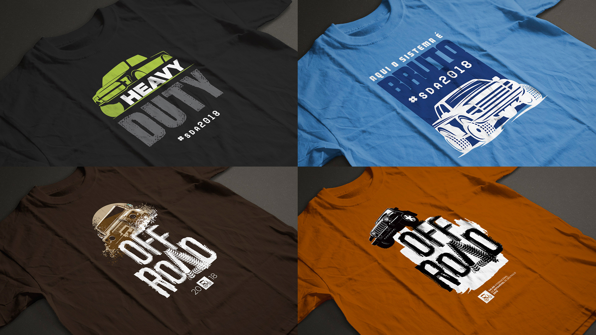 Camisetas para o Salão do Automóvel 2018