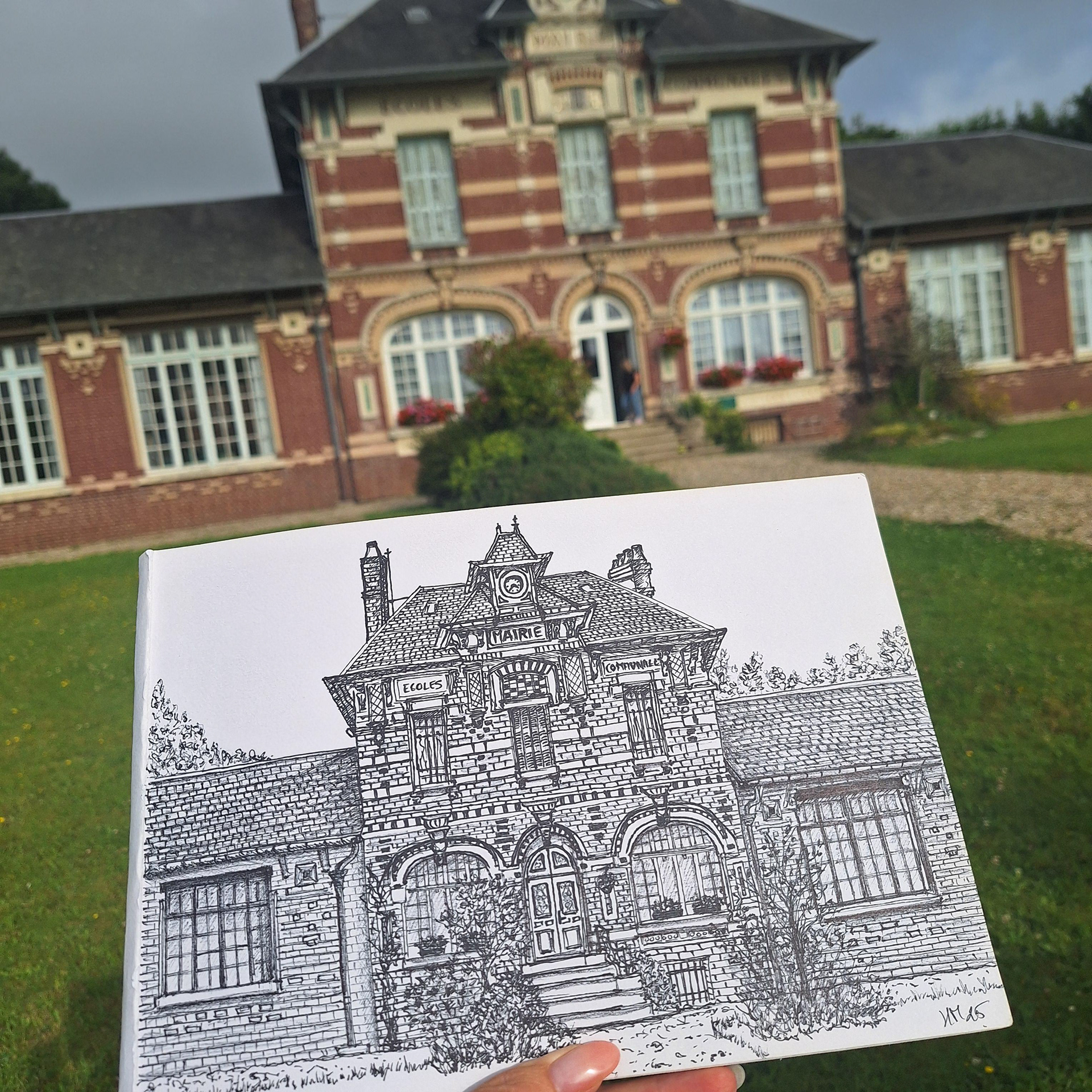 La mairie de Vattetot sur Mer