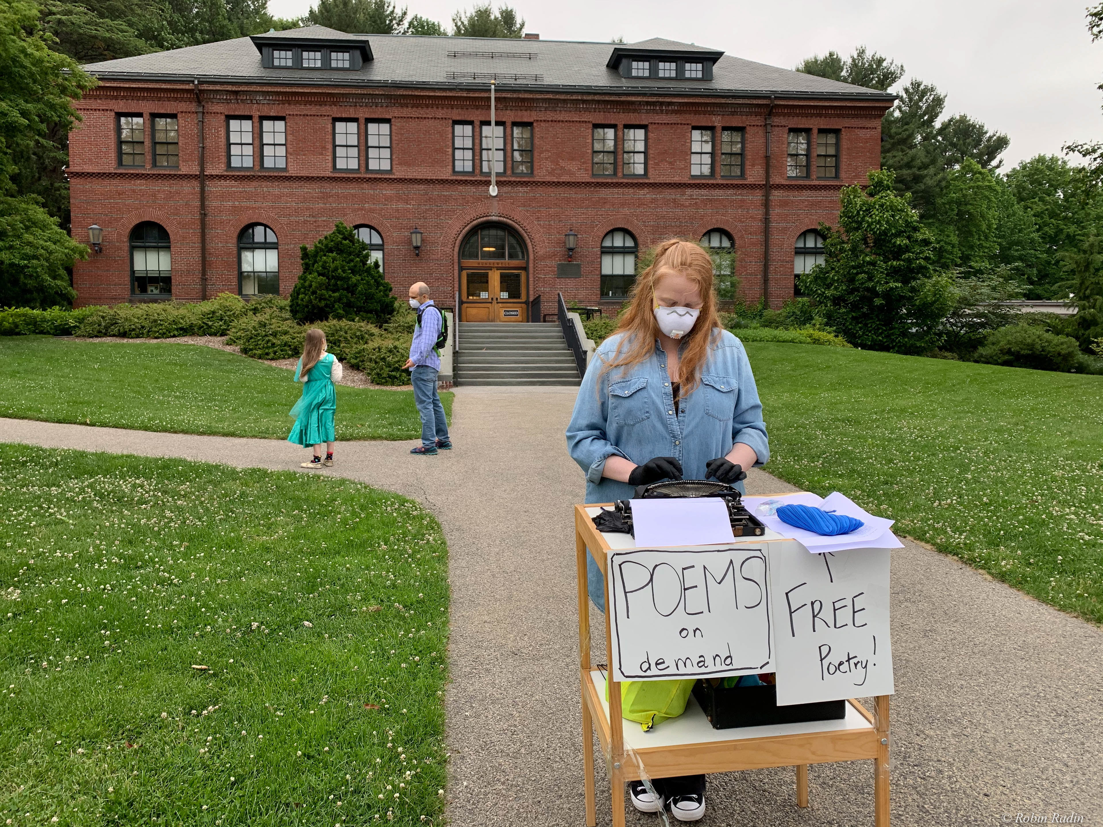 Poems on Demand, Arnold Arboretum, Jamaica Plain, MA.