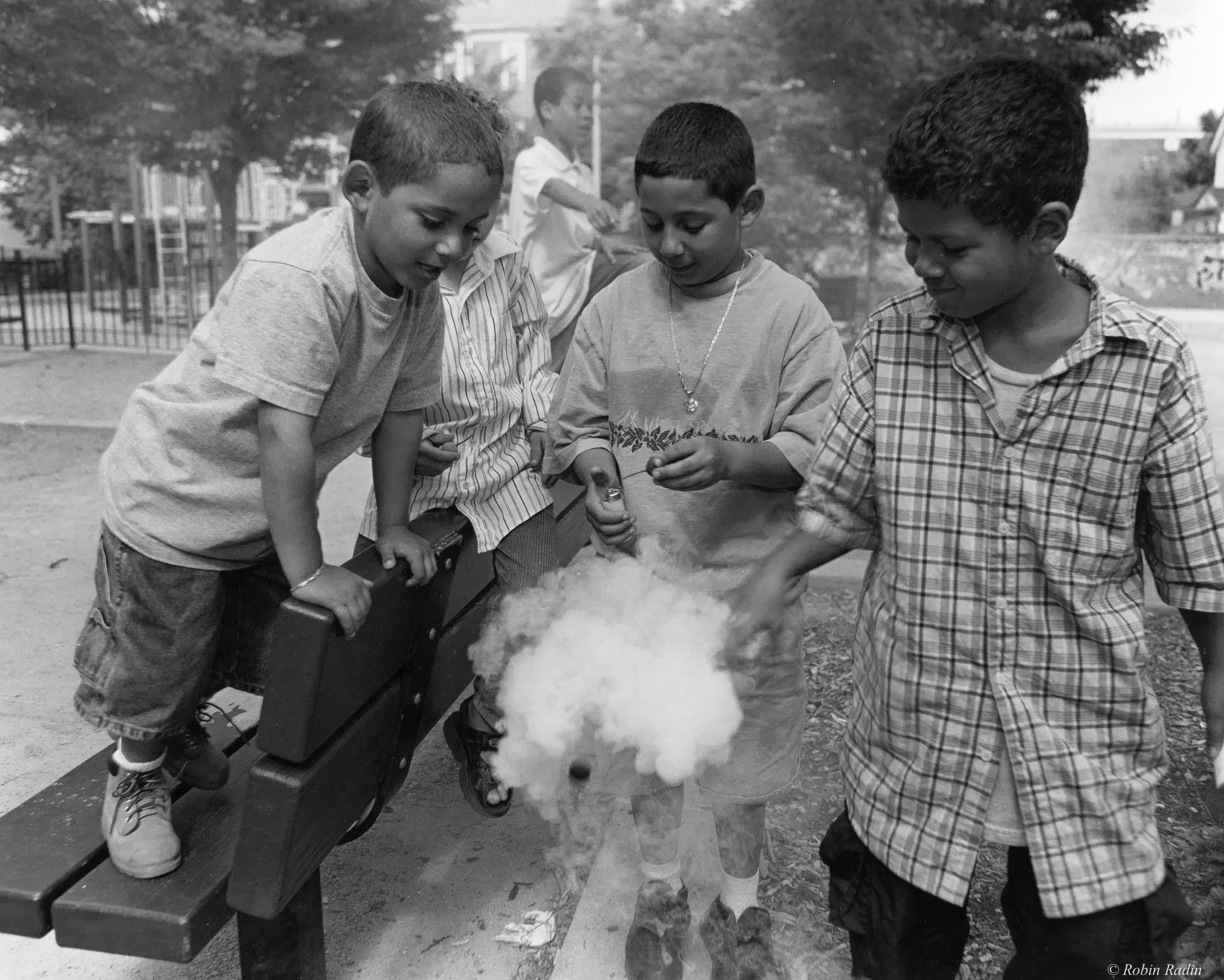 Last Day of School, Mozart Park, Jamaica Plain, MA.