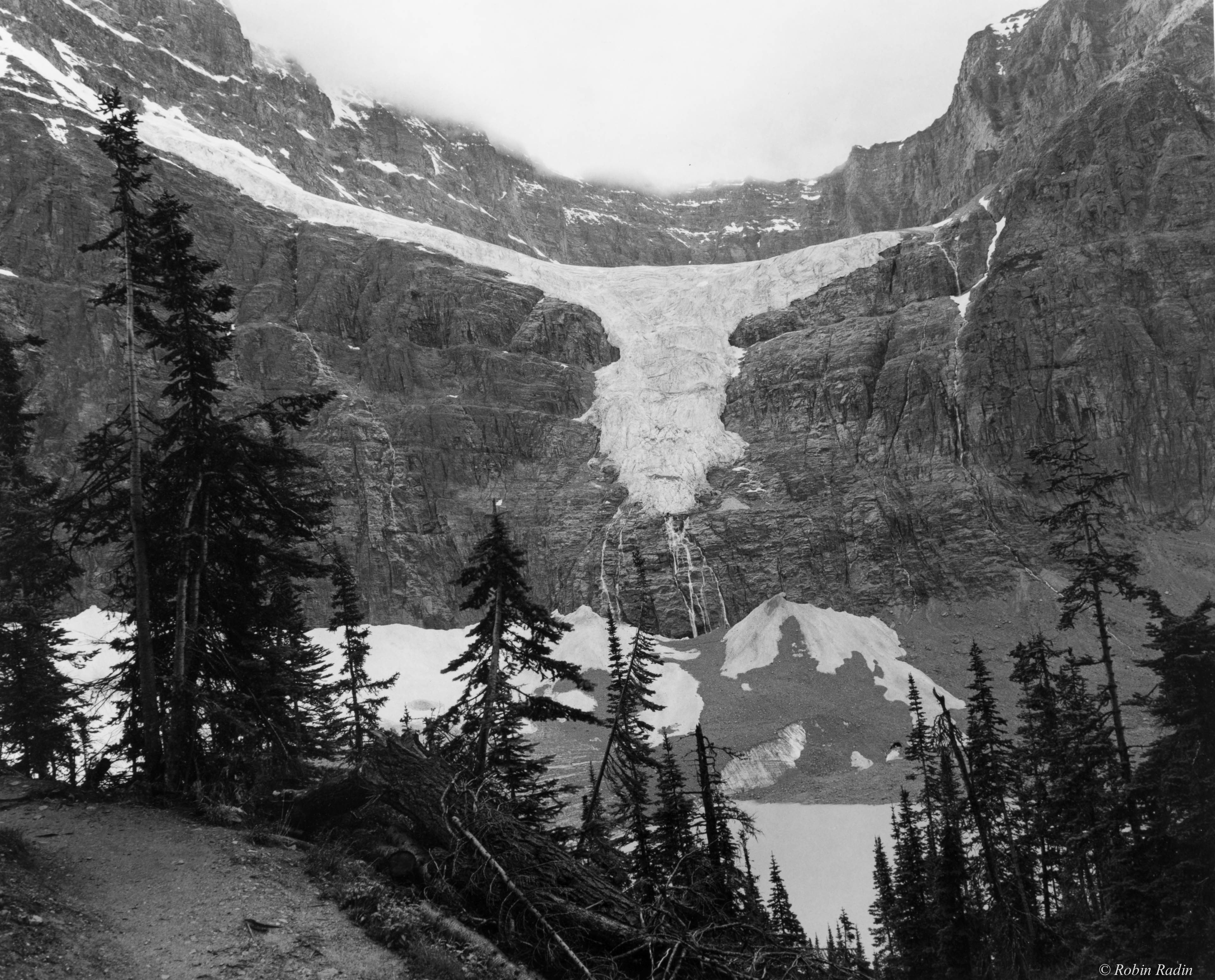 Angel Glacier, Jasper, Canada.