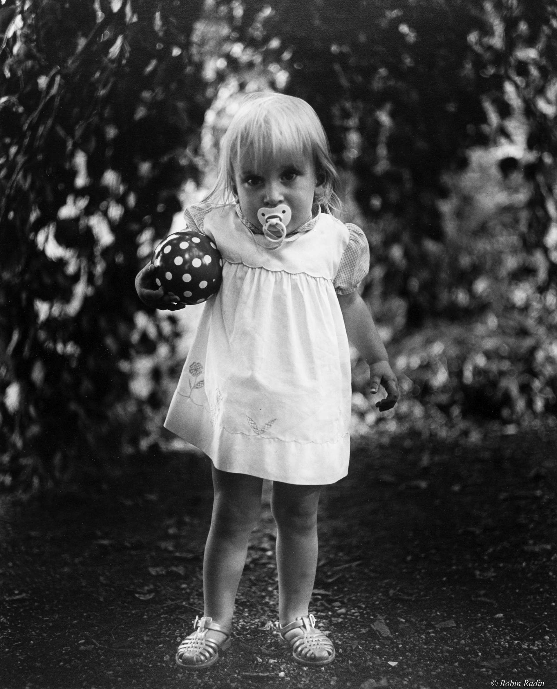 Girl with Ball, Munich, Germany.