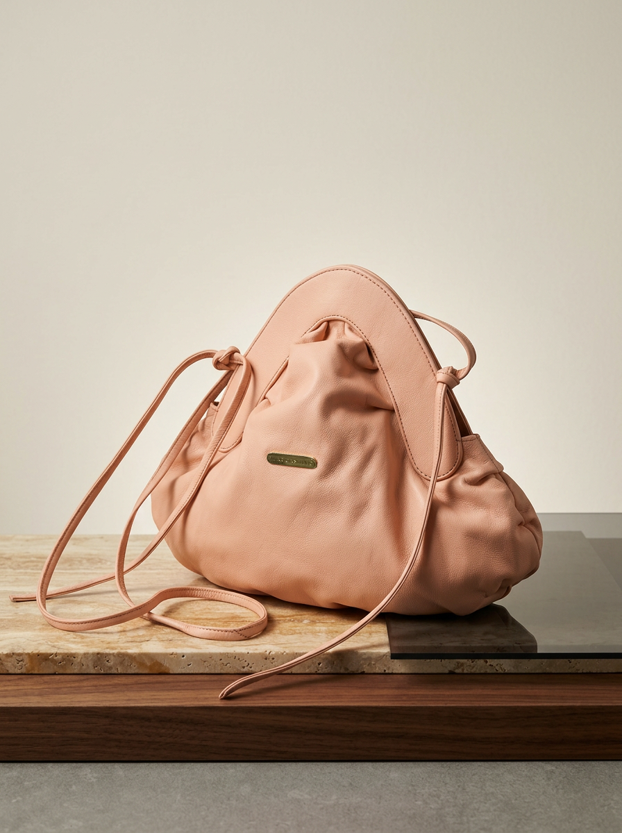 Bolso cuero rosa · $ 220.000