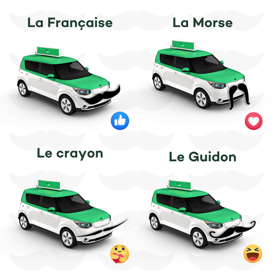 Visuel réseaux sociaux Movember / Adobe Photoshop et Canva / 2021