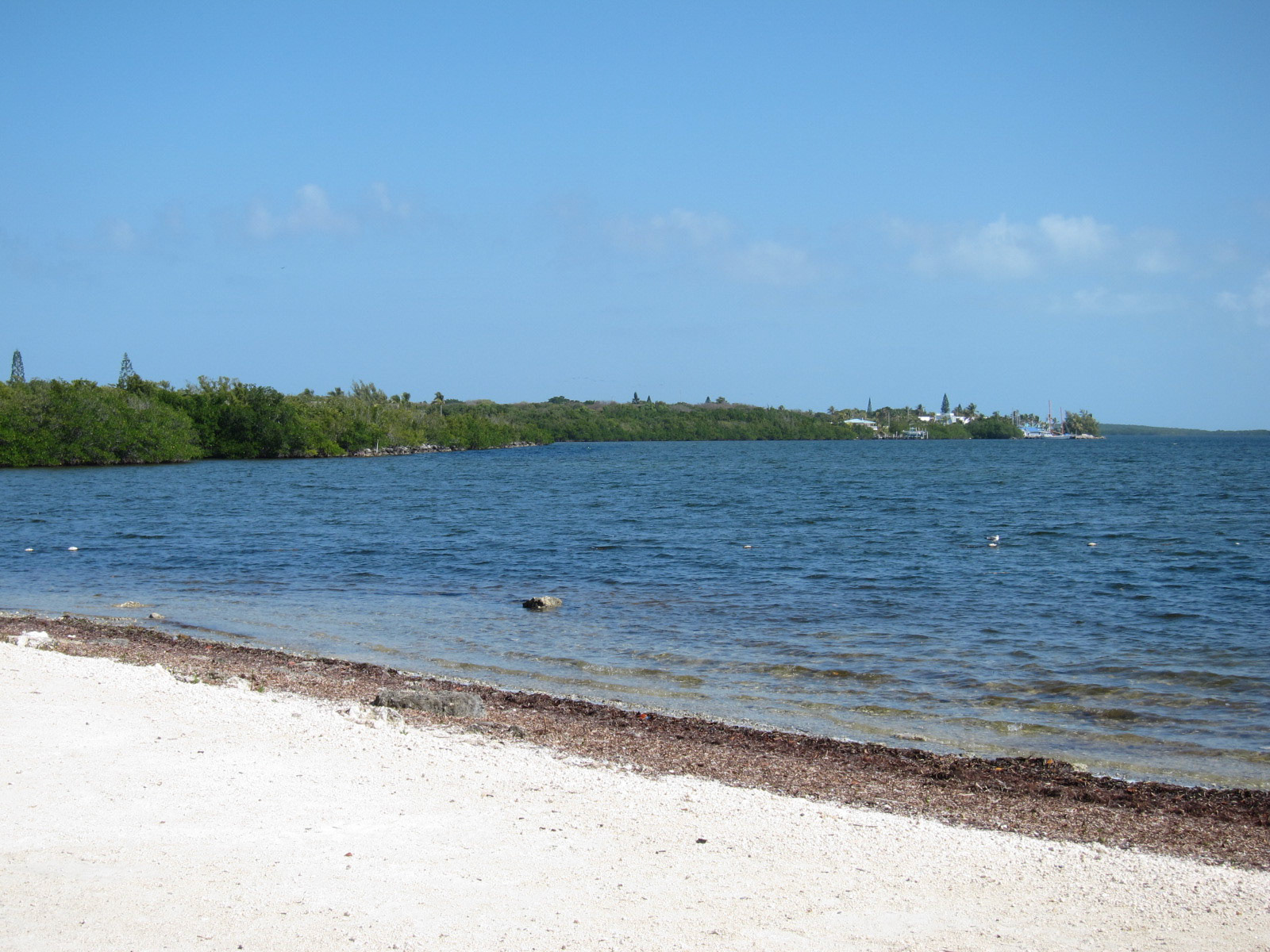 Der er også en strand i parken