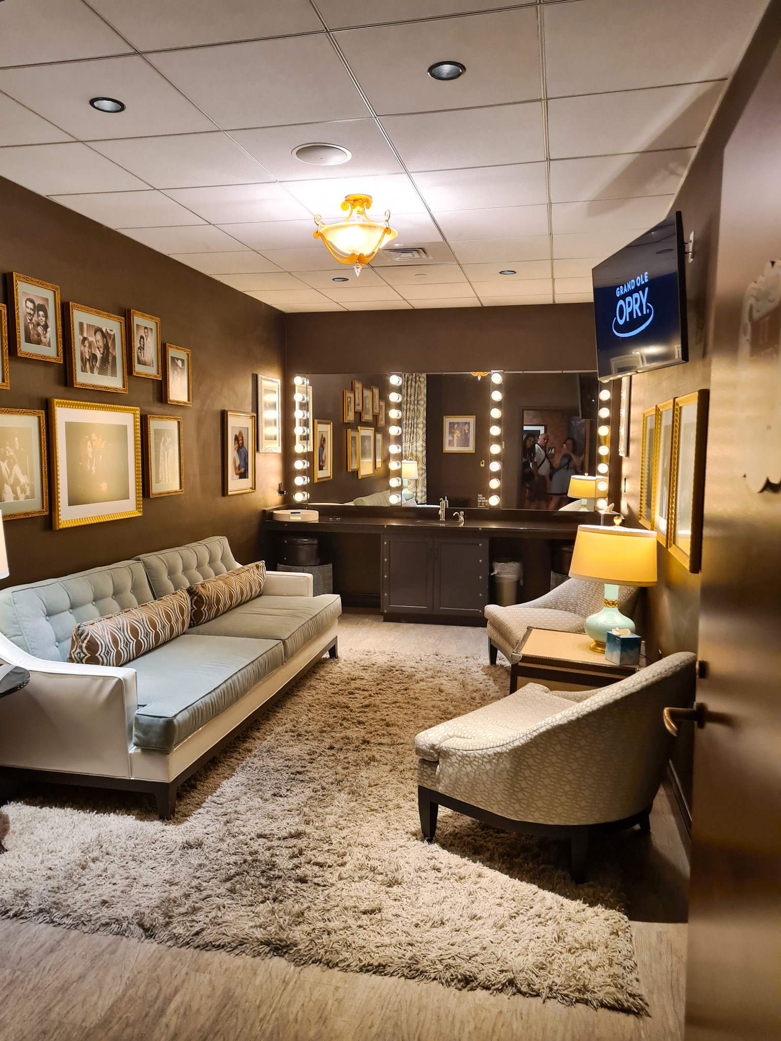 Garderobe i Grand Ole Opry house