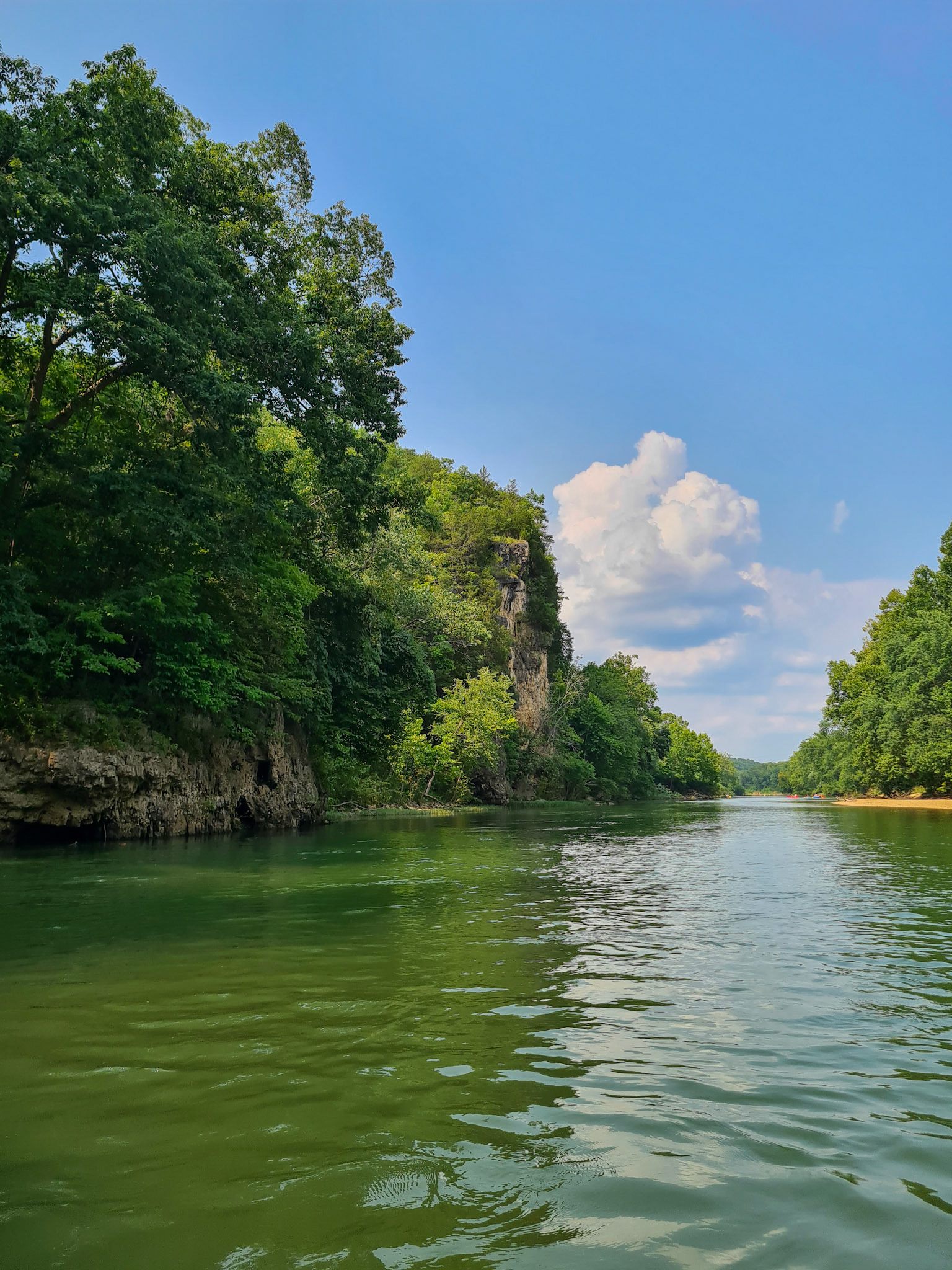 Dejlig tur på Meramec river