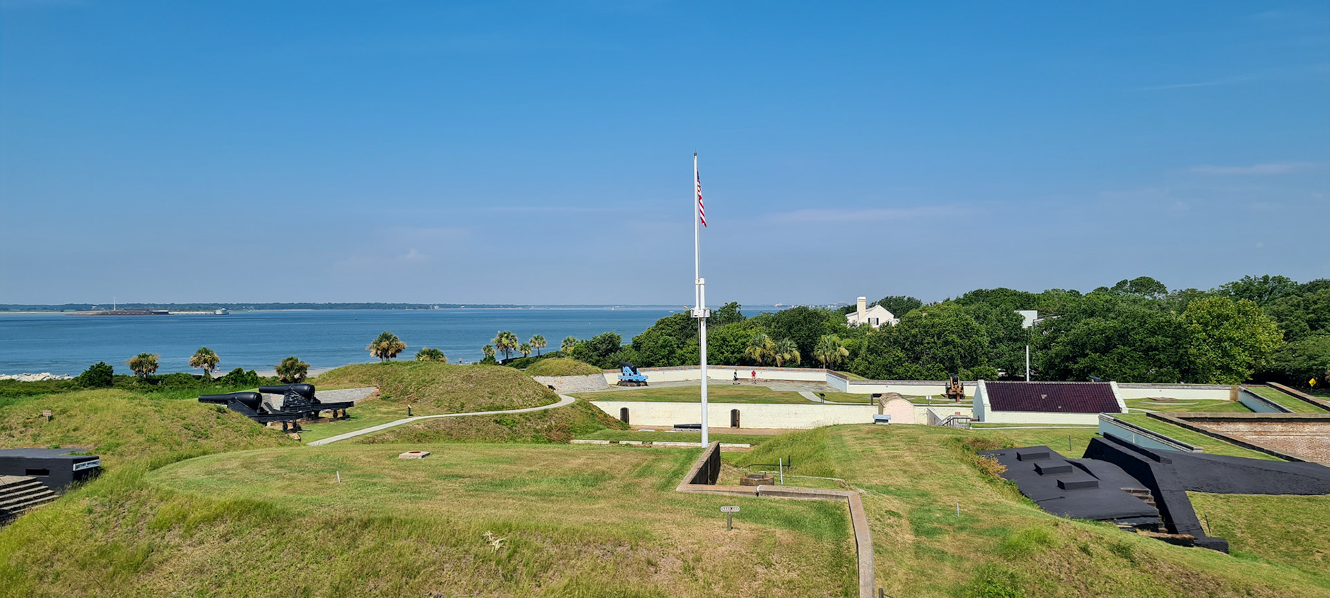 Udsigt over Fort Moultrier