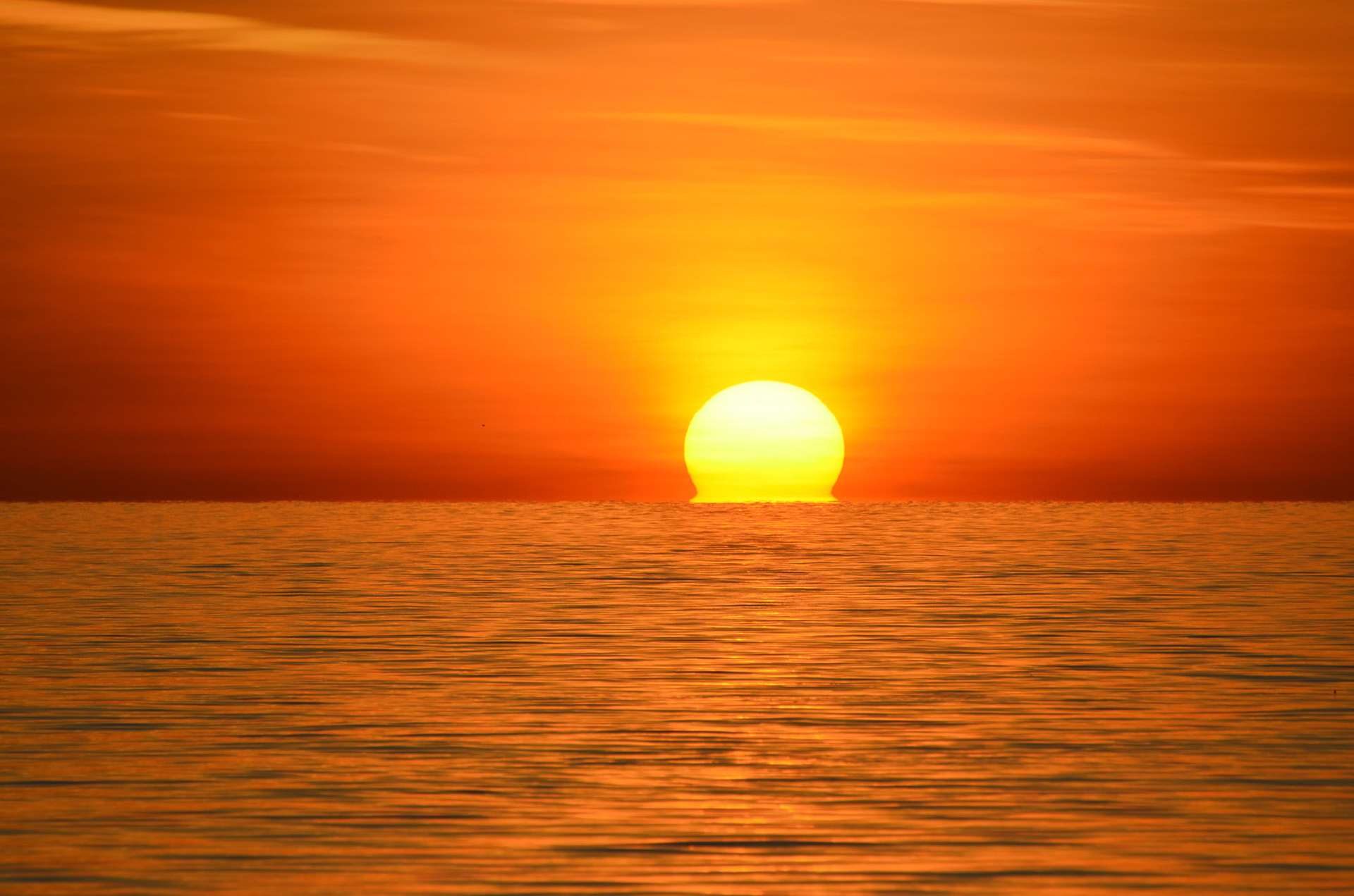 Magisk solnedgang