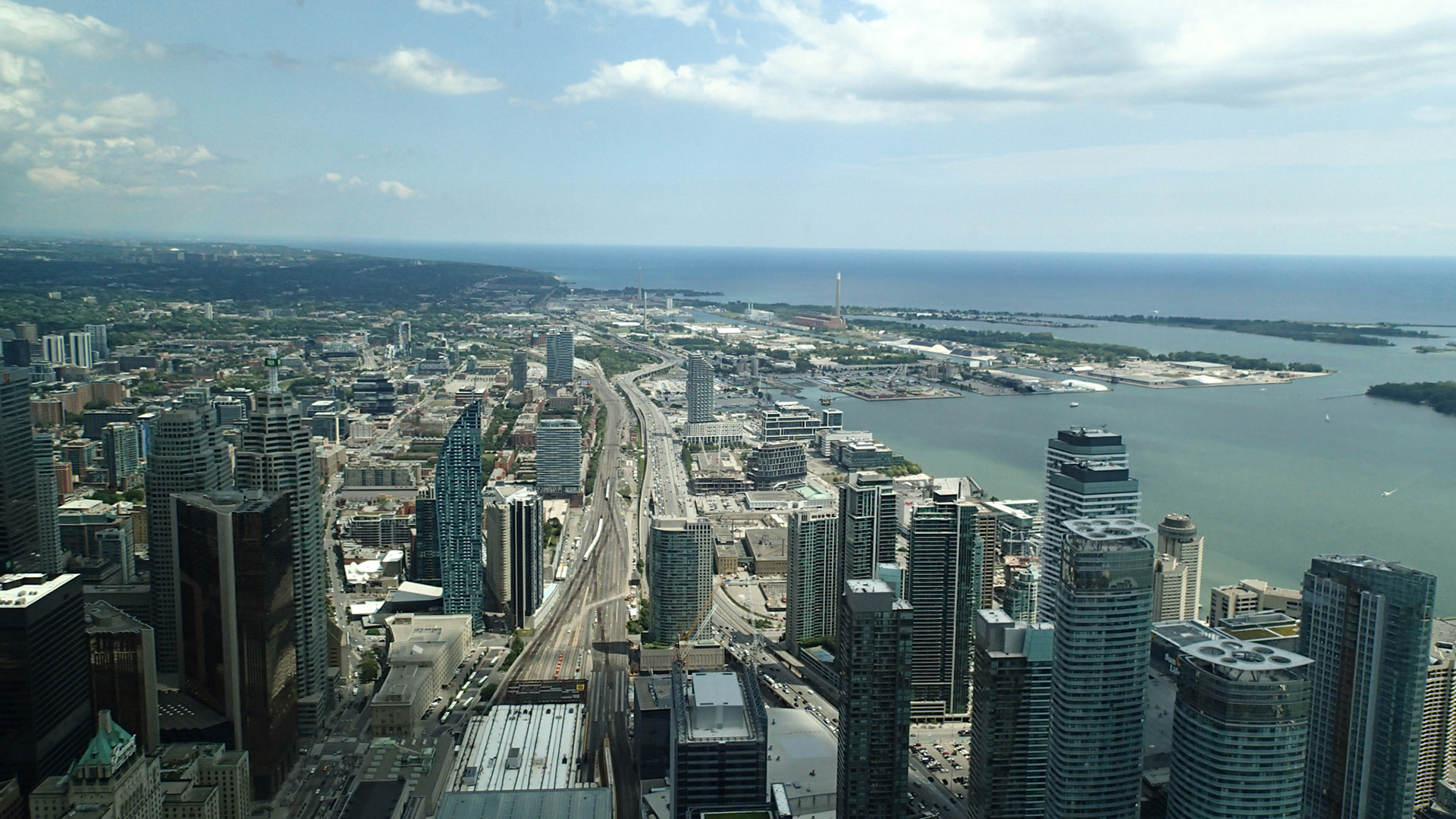 Flot udsigt fra CN tower