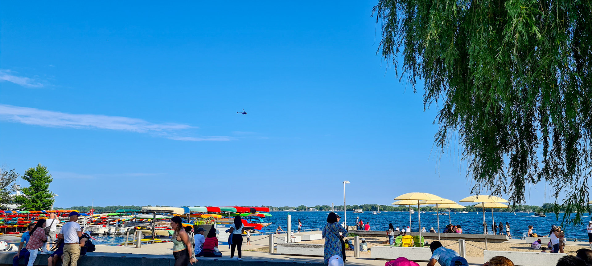 Havnen med strandområde - selvom man ikke kan bade der