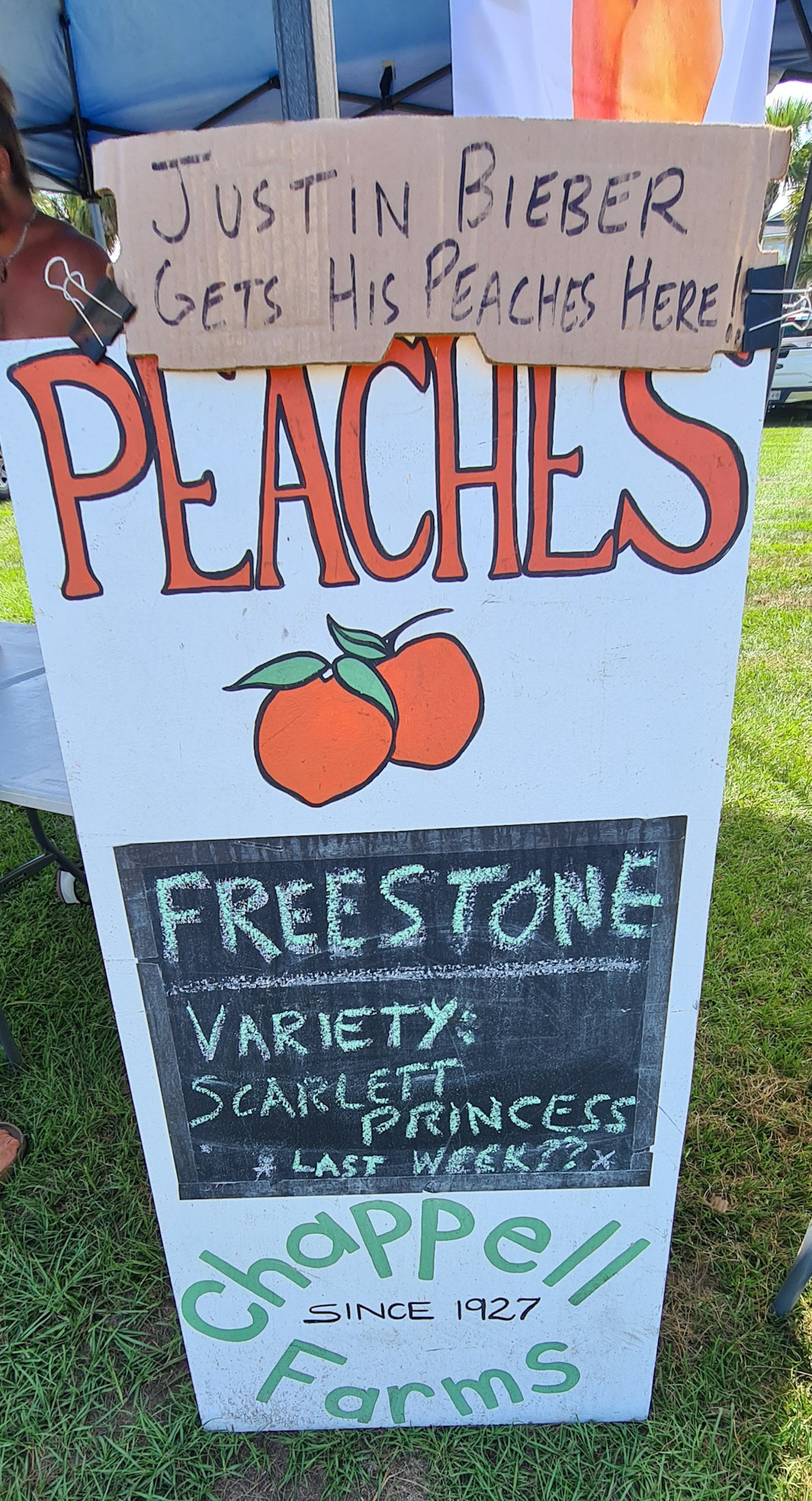 Farmers market 😄 - Georgia er jo the peach state.