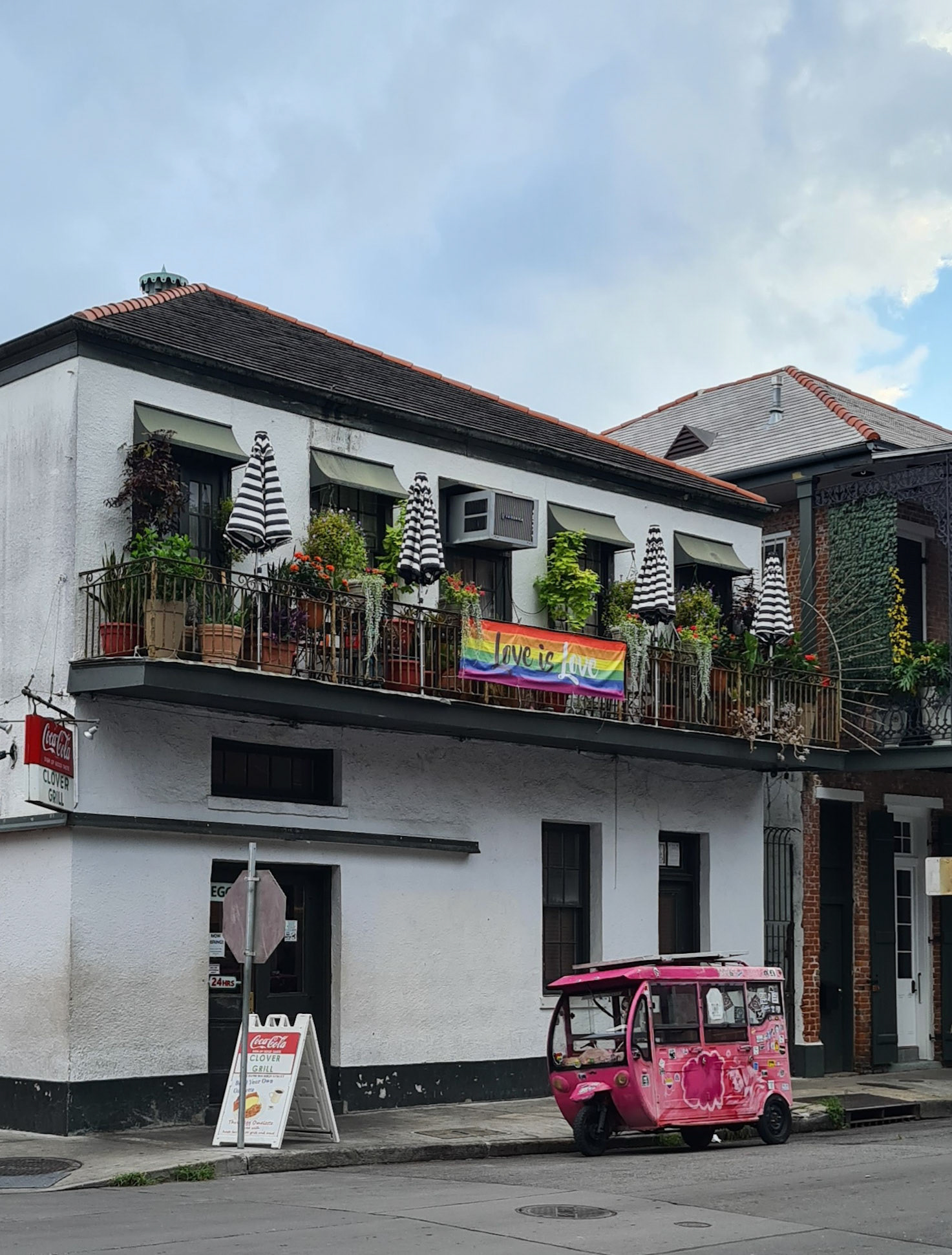Pride stemning på altanen