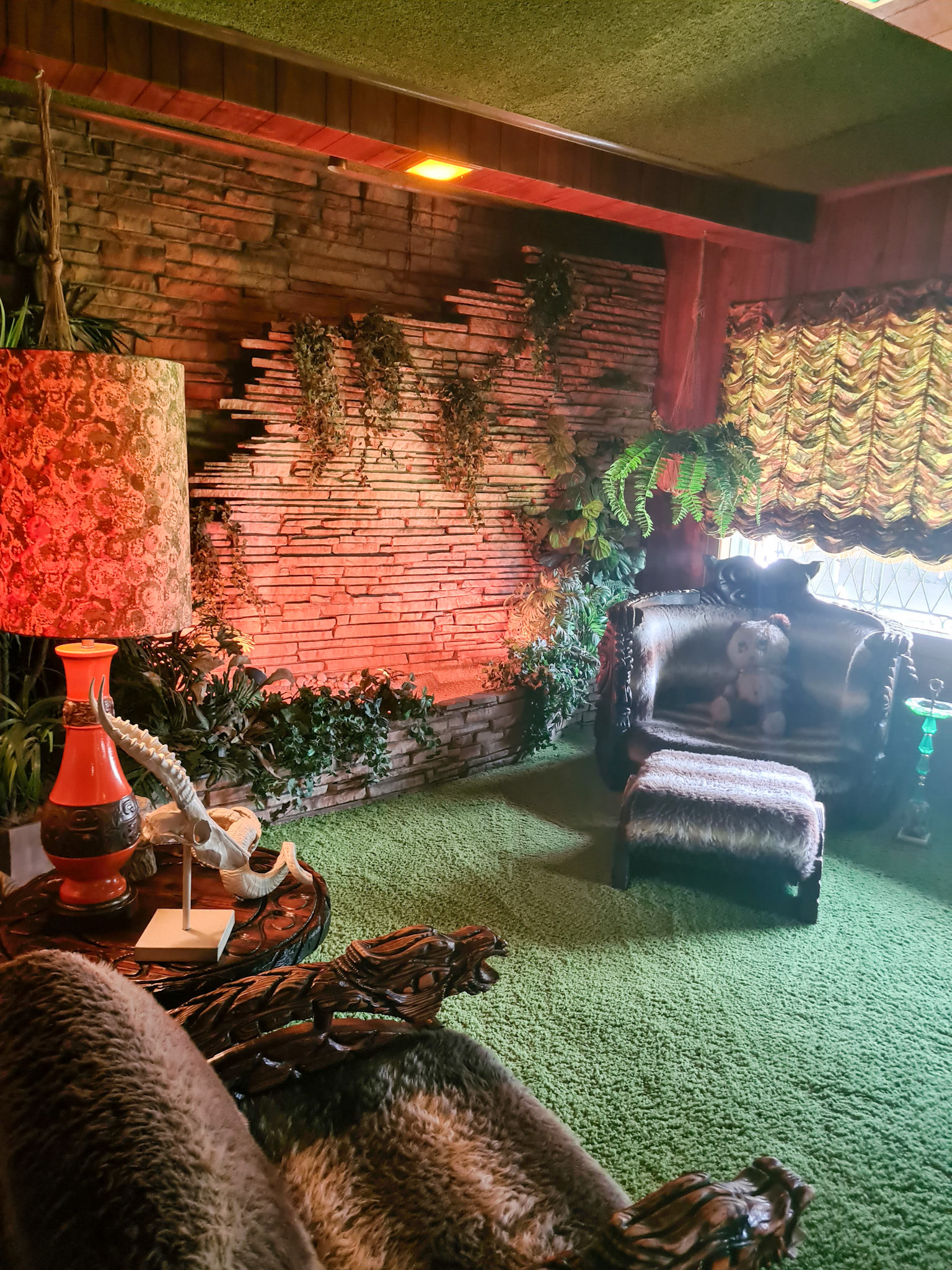 The jungle room