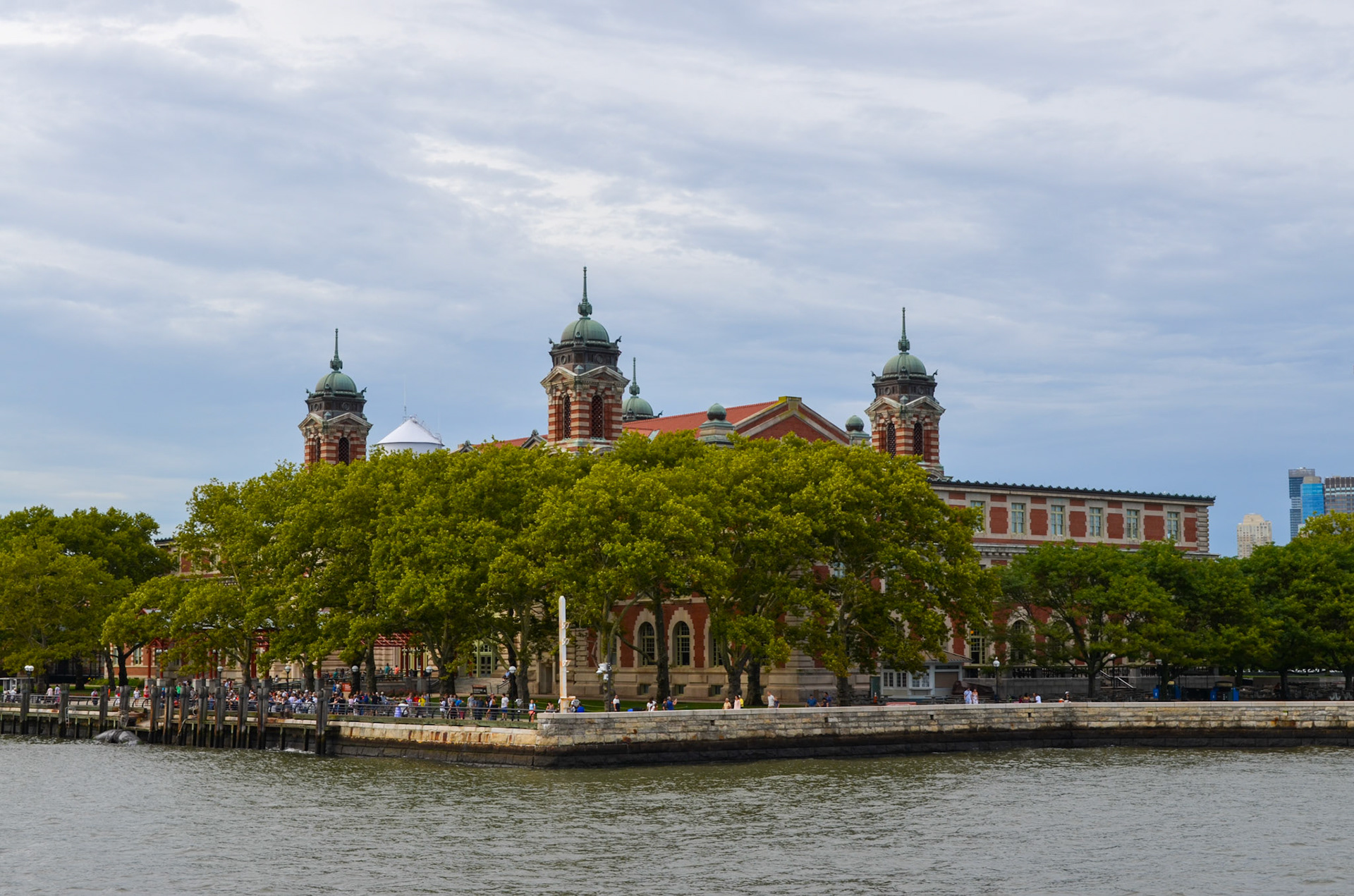Ellis Island hvor Christians farmor gik i land for 110 år siden.