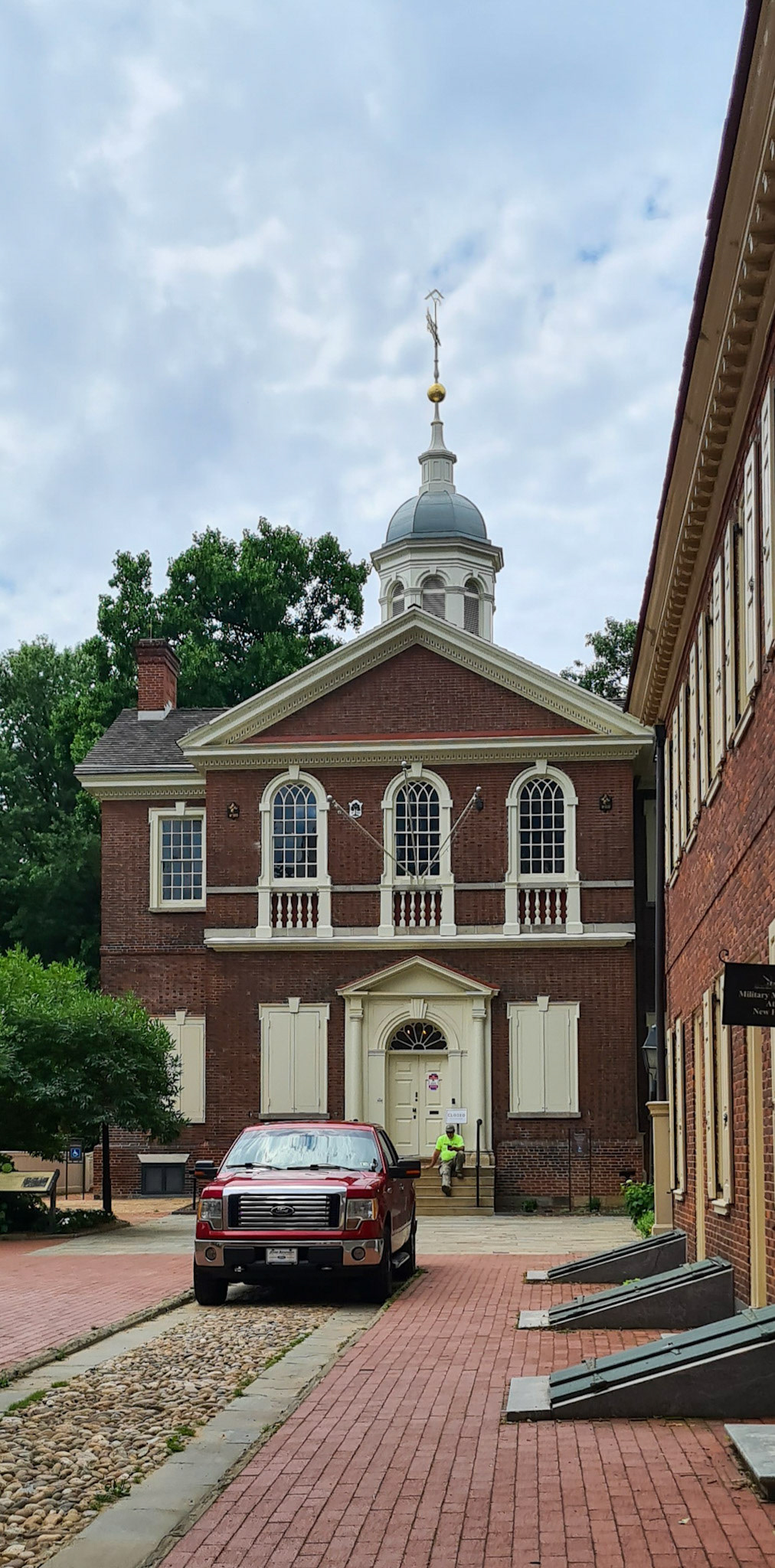 Carpenters hall, hvor Hamilton havde sin daglige gang og hvor også The Continental Congress mødtes.