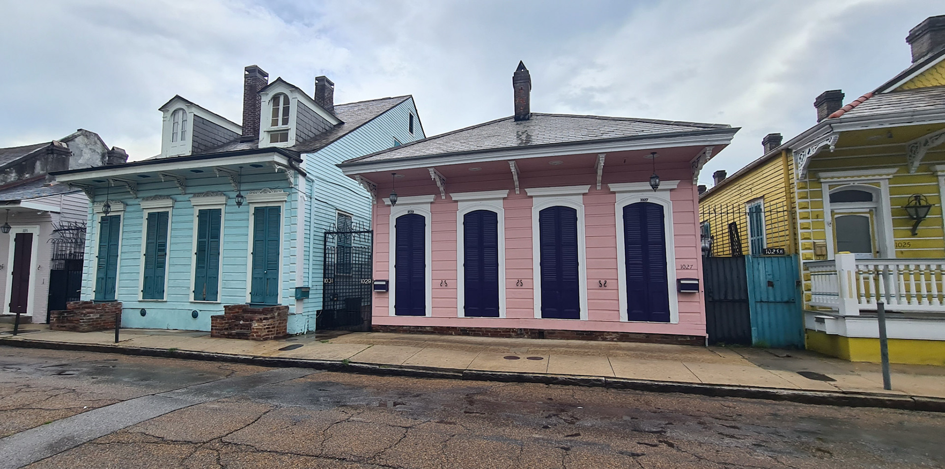 Der er så mange fine små huse i New Orleans