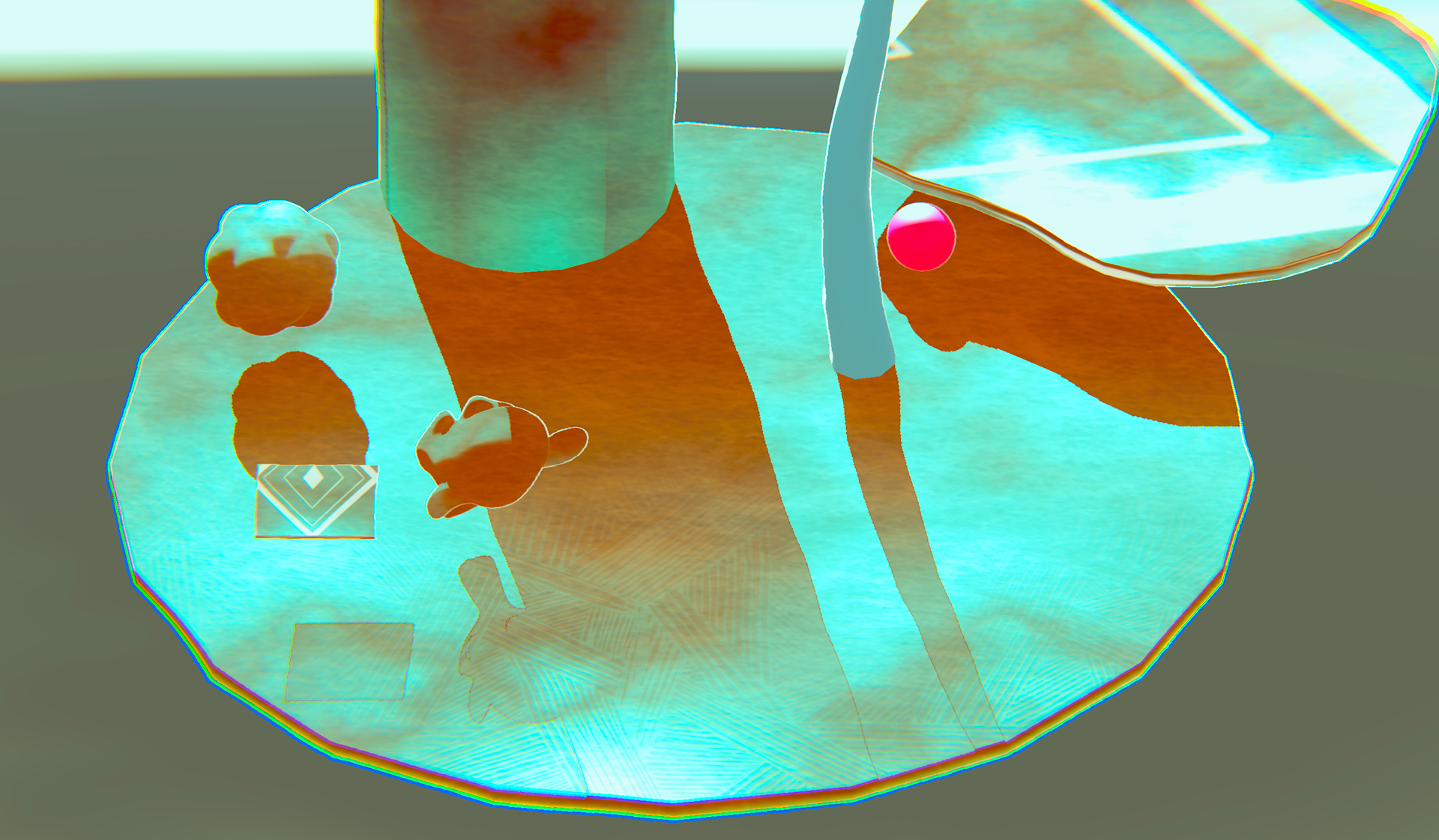 Object shader with overlaying texture, pattern.