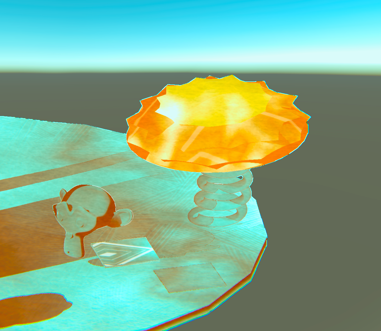 Modeled a bouncy mushroom from Bayonetta Origin.