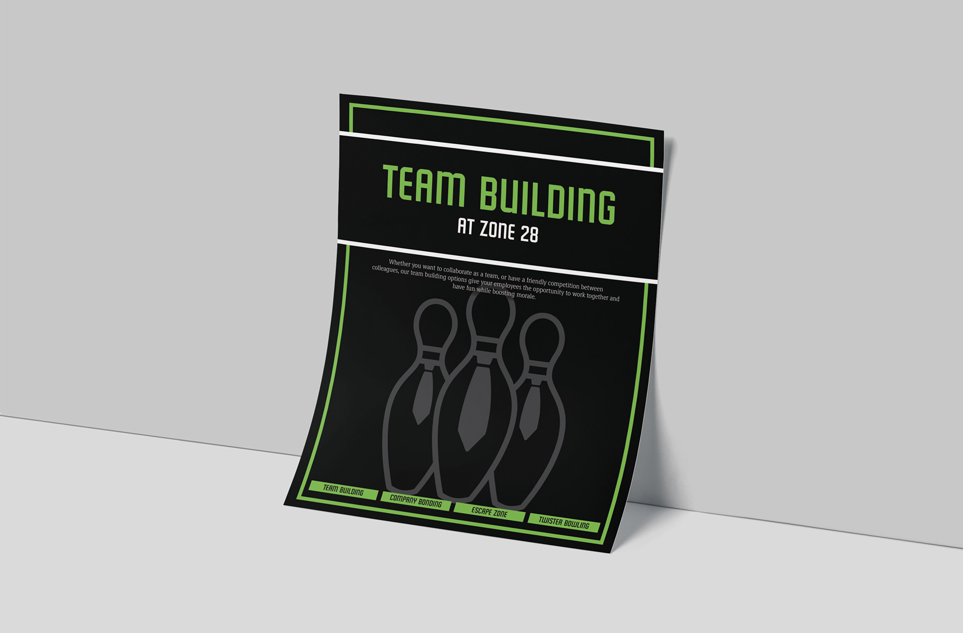 Team Building Flyer Front