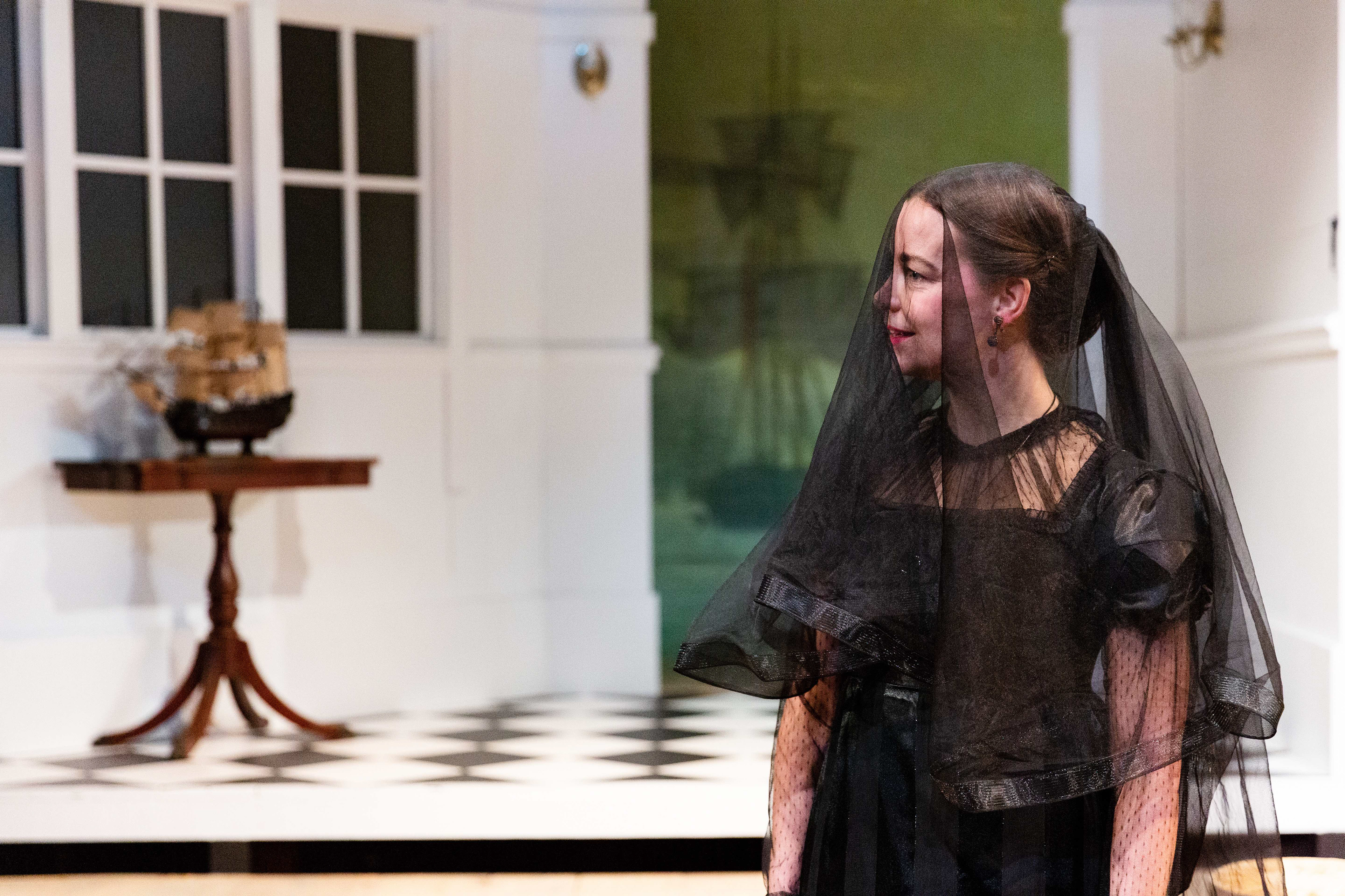 Olivia in Twelfth Night photo by Cat Laine