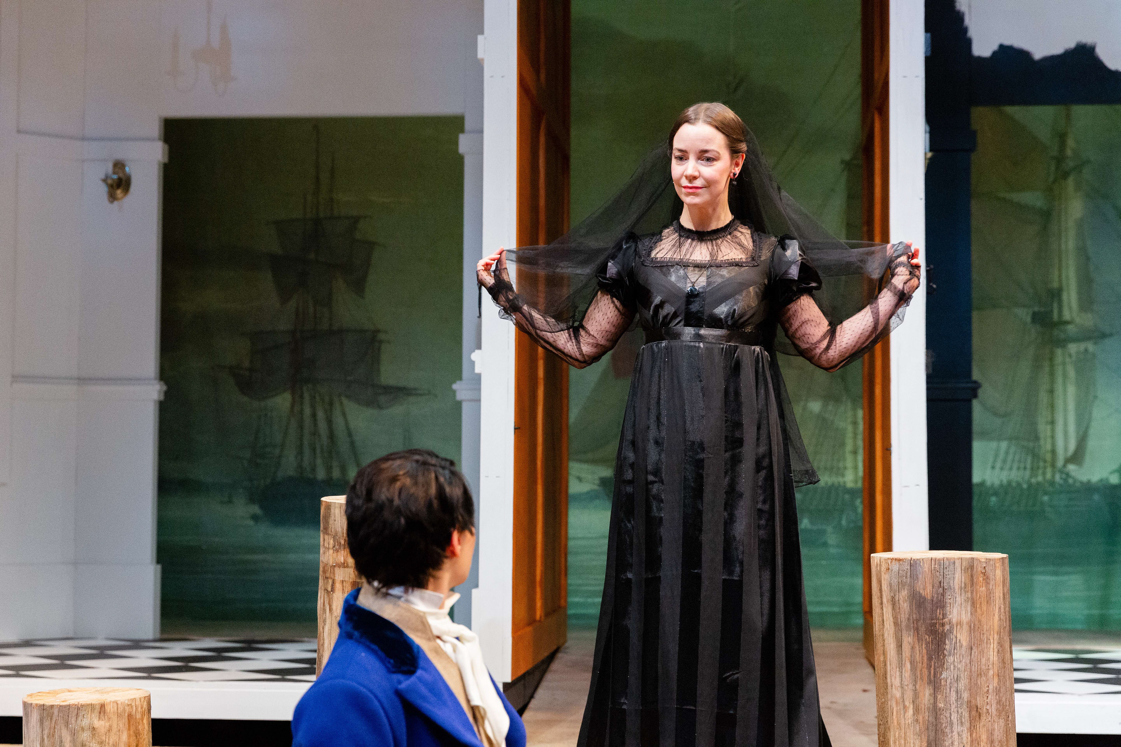 Olivia in Twelfth Night photo by Cat Laine