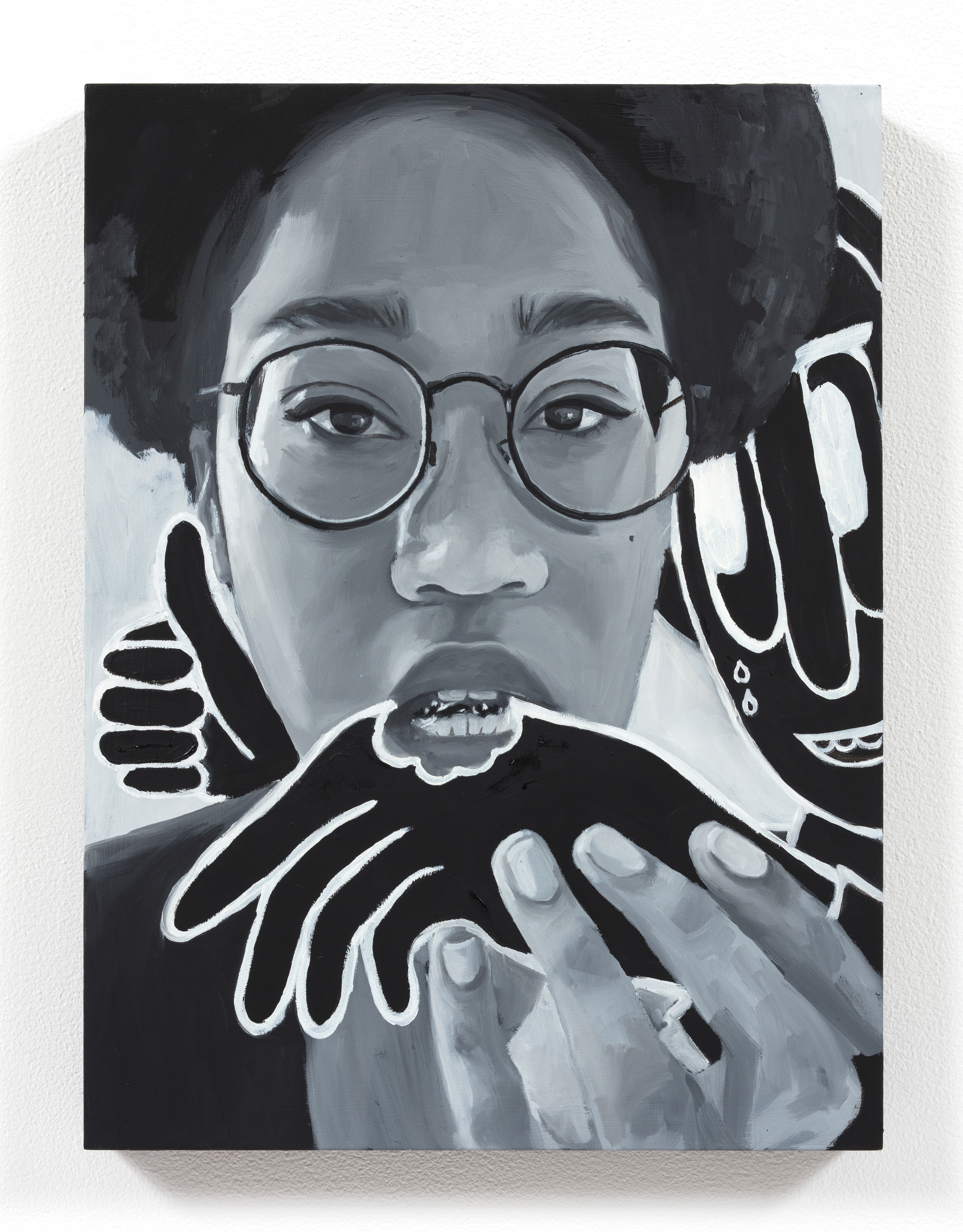 Delicious Oil on panel, 15 3/4 x 11 7/8 inches (40 x 30.2 cm) 2021