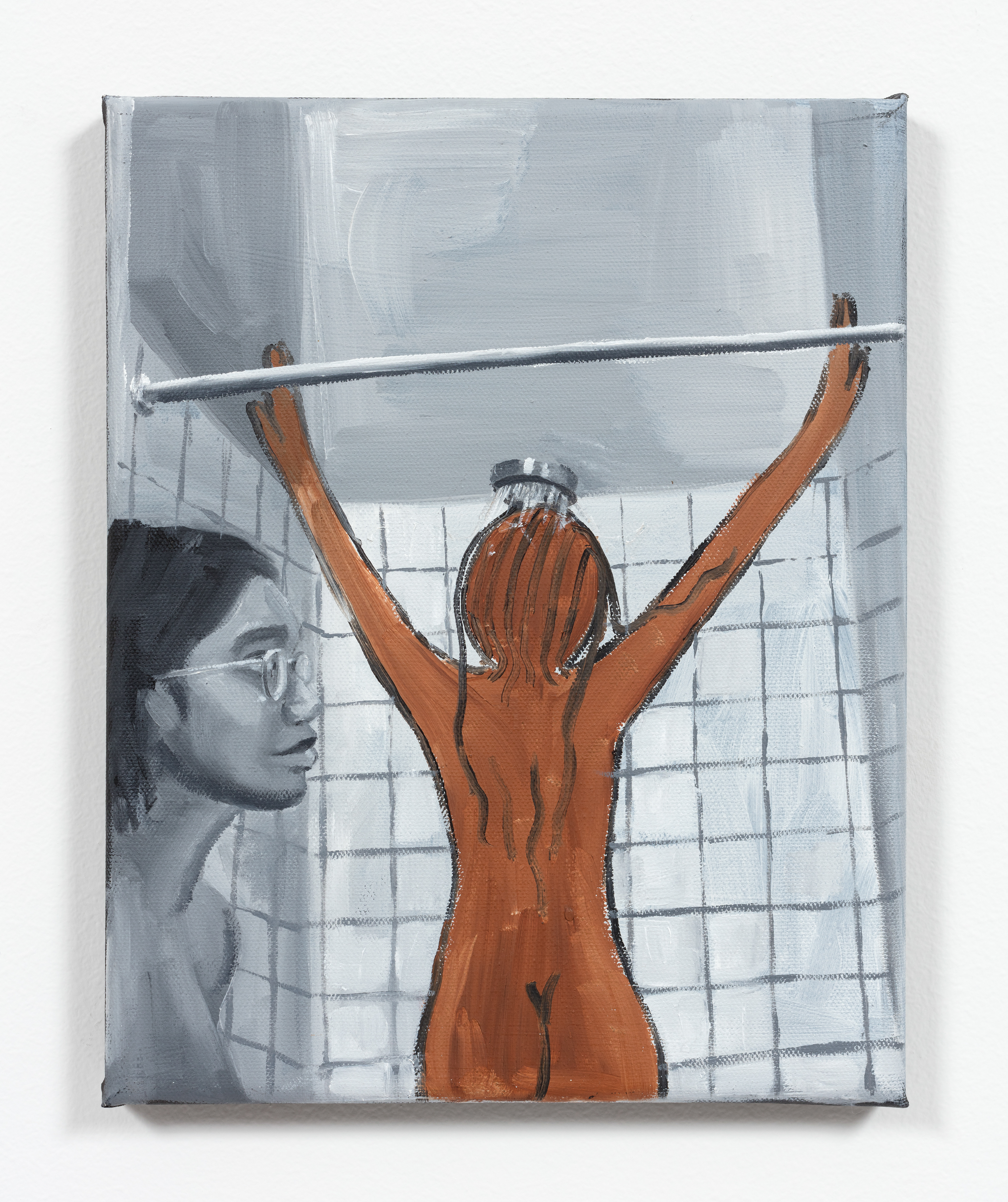 Self Care, 2022 Oil on canvas 11 3 /4 x 9 1 /2 inches (30 x 24 cm)