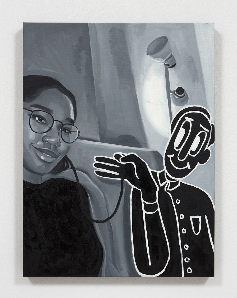 The Moment Before I Noticed, 2020. Oil on canvas, 31 1/2 x 23 5/8 inches (80 x 60 cm)