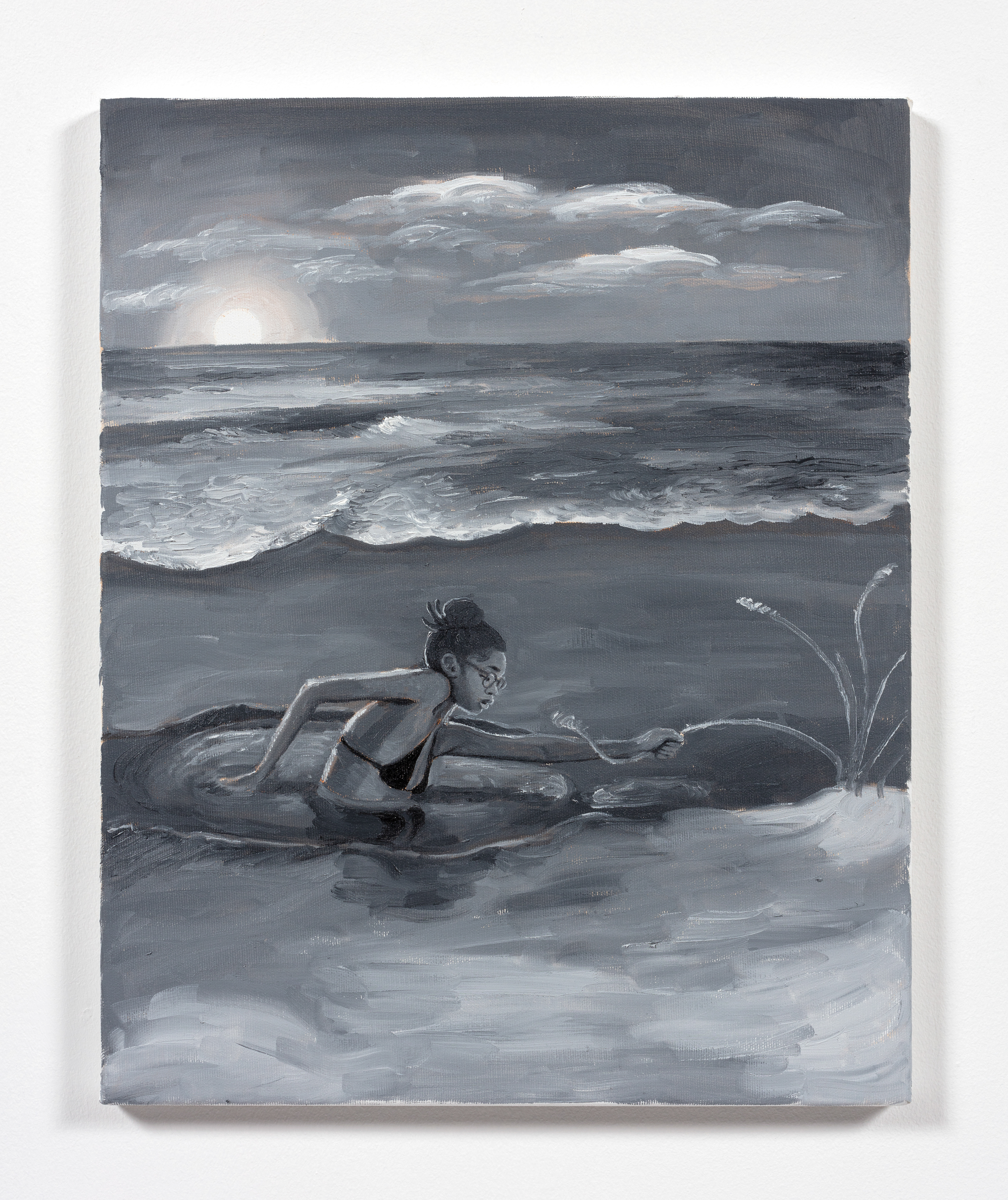 A Sinking Feeling, 2024 Oil on canvas 19 5 /8 x 15 3 /4 inches (50 x 40 cm)
