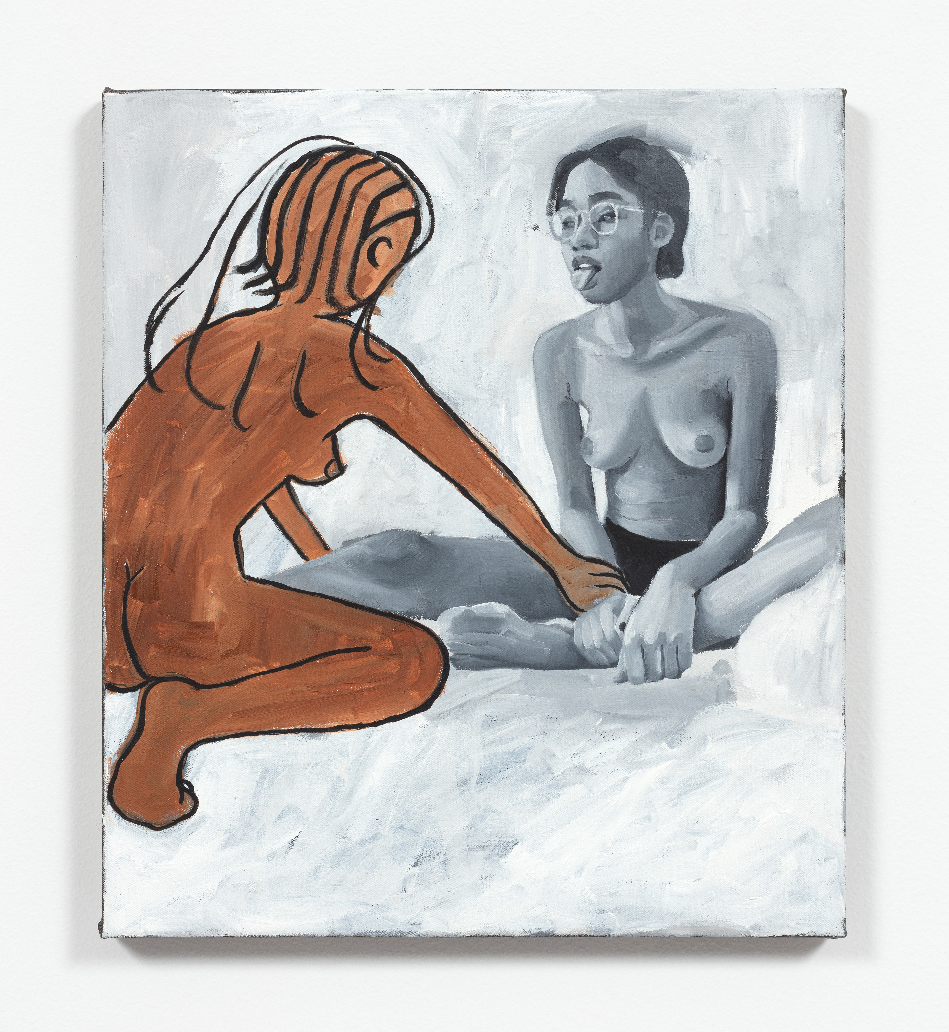  "The Mirror Stage" 2022, Oil on Canvas, 30 x 40 cm 