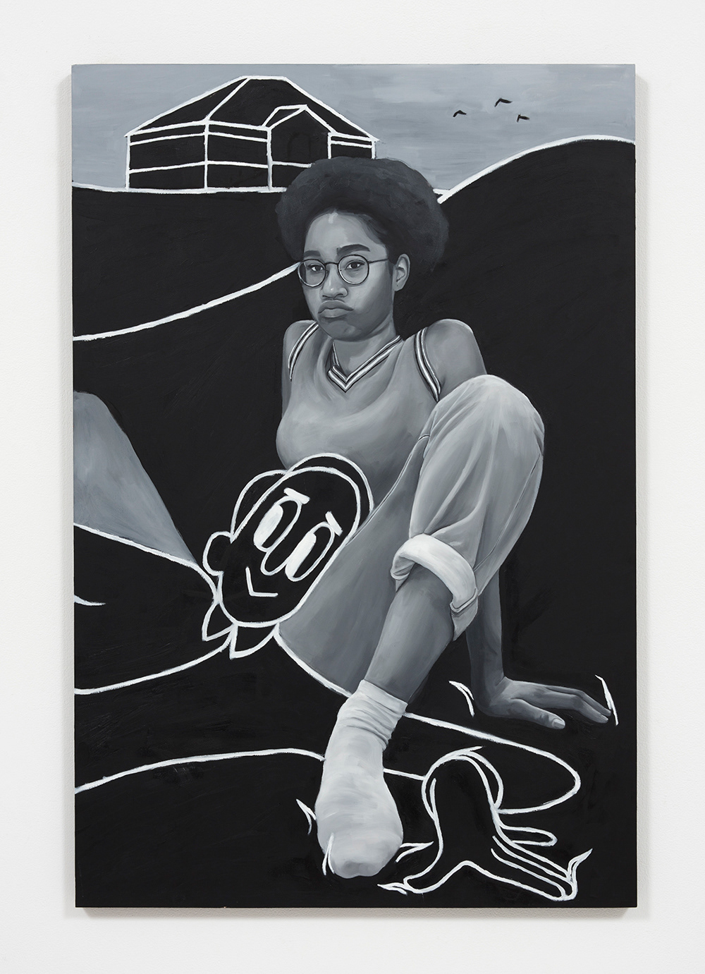 "Meet Me by the Picnic House" Oil on Panel (24" x 36") 2019