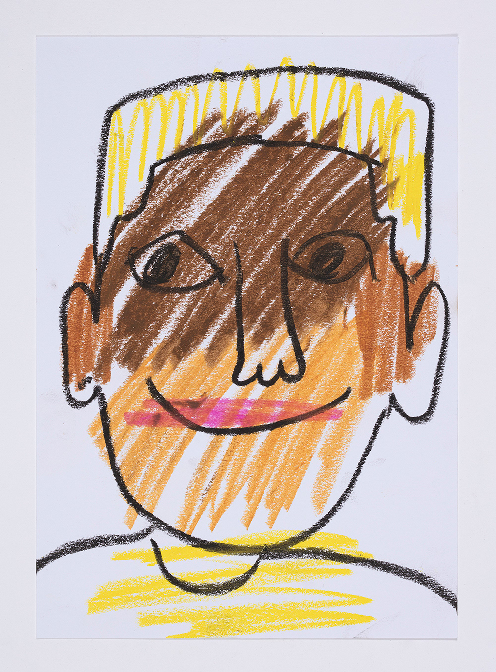 End  2020. Pastel on paper, 8 1/4 x 5 7/8 inches (21 x 15 cm)