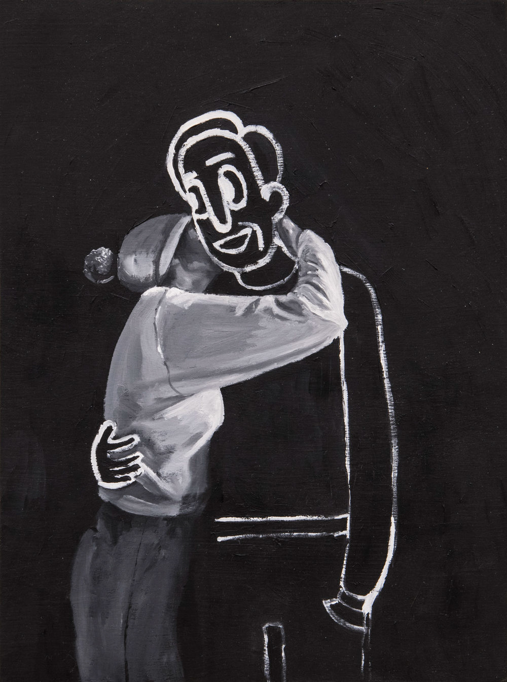 "The Kiss" 2018 (9"x12") Oil on Panel