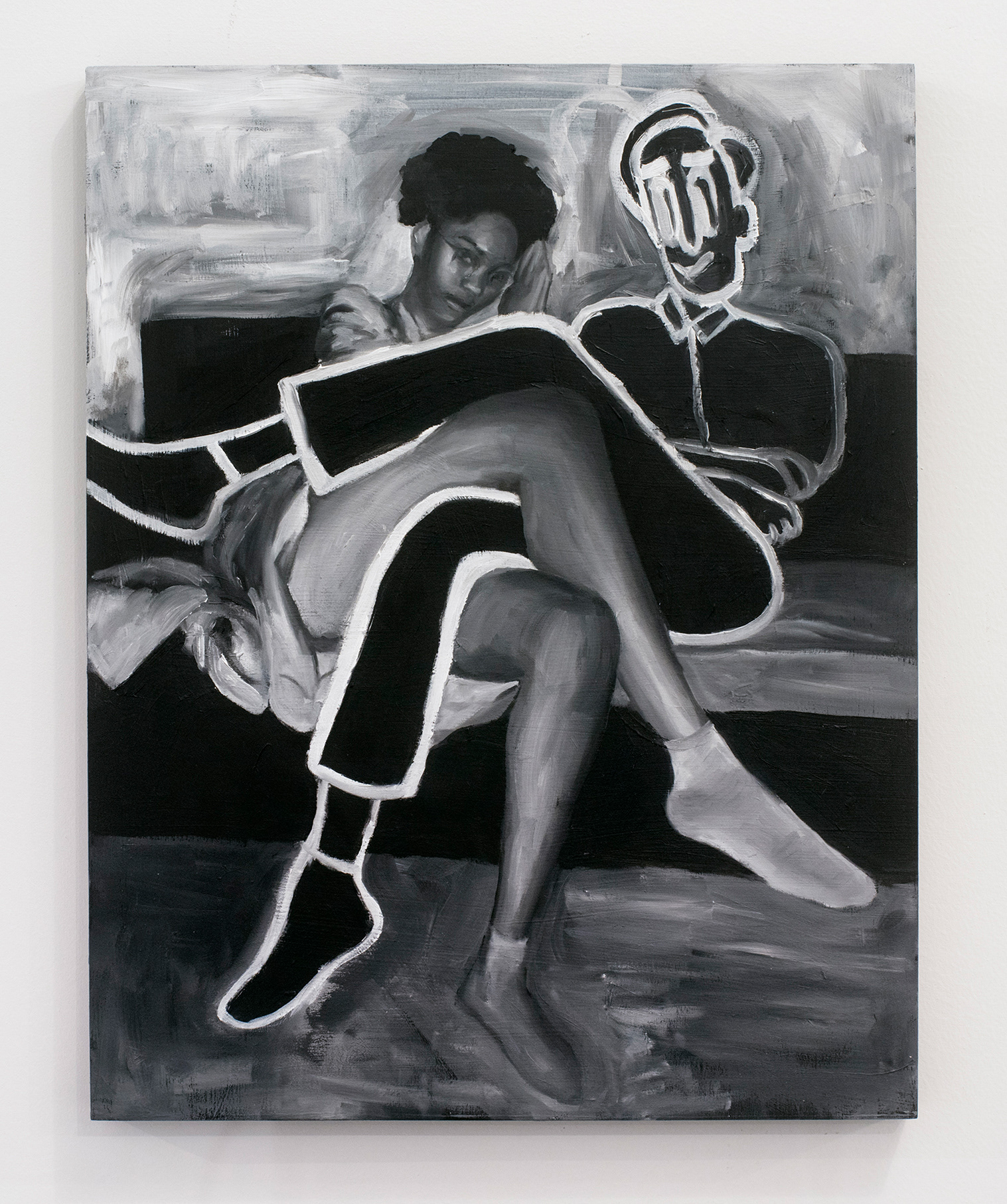 "Chilling" Oil on Panel, 11" x 14" 2019