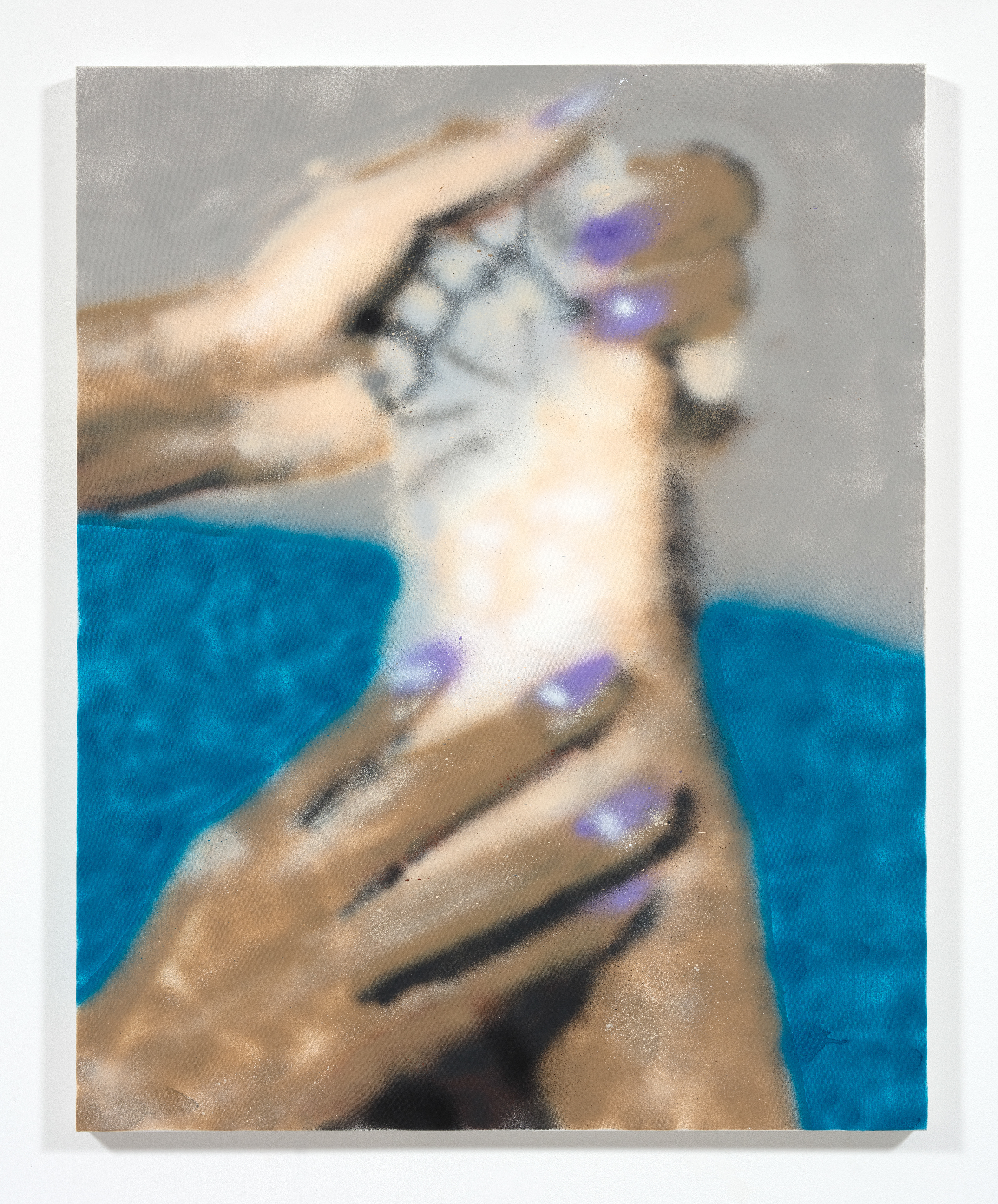 Studio Sole Acrylic and Spray Paint on Canvas, 150cm x 120cm 