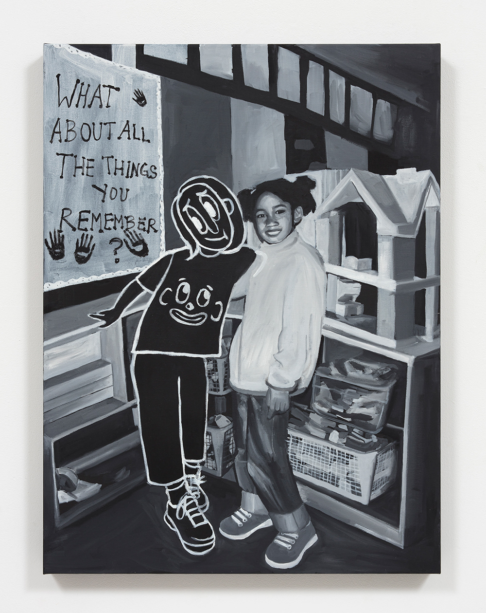 What about all the things you remember? 2020. Oil on canvas, 31 1/2 x 23 5/8 inches (80 x 60 cm)