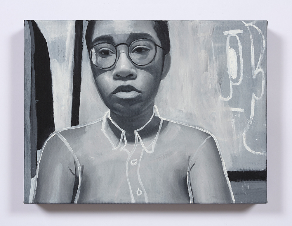 I Have A Job Interview Later 2020. Oil on canvas, 11 3/4 x 15 3/4 inches (30 x 40 cm)