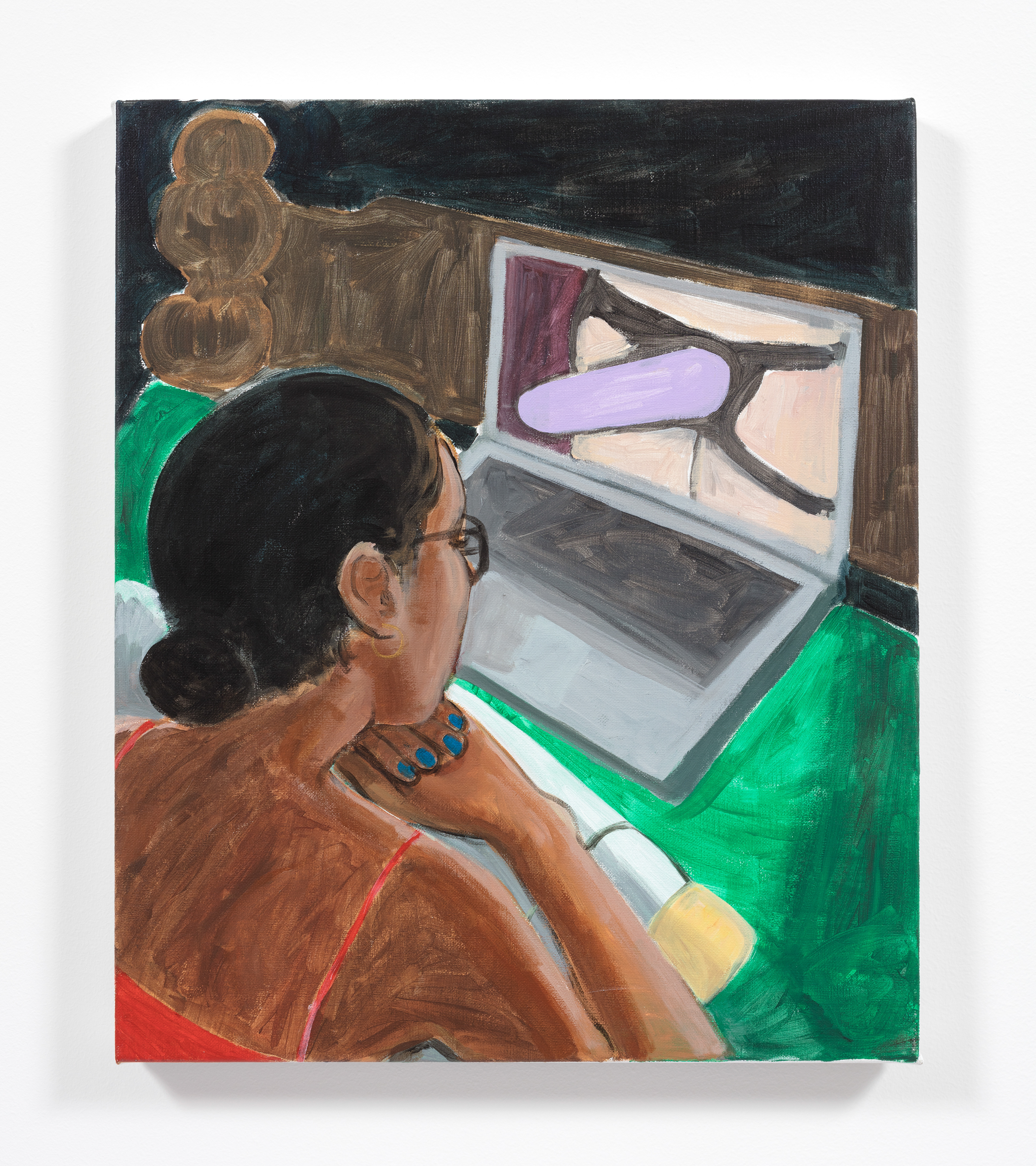 Forbidden Fruit, 2022 Acrylic on canvas 23 3 /4 x 20 inches (60.3 x 50.8 cm)