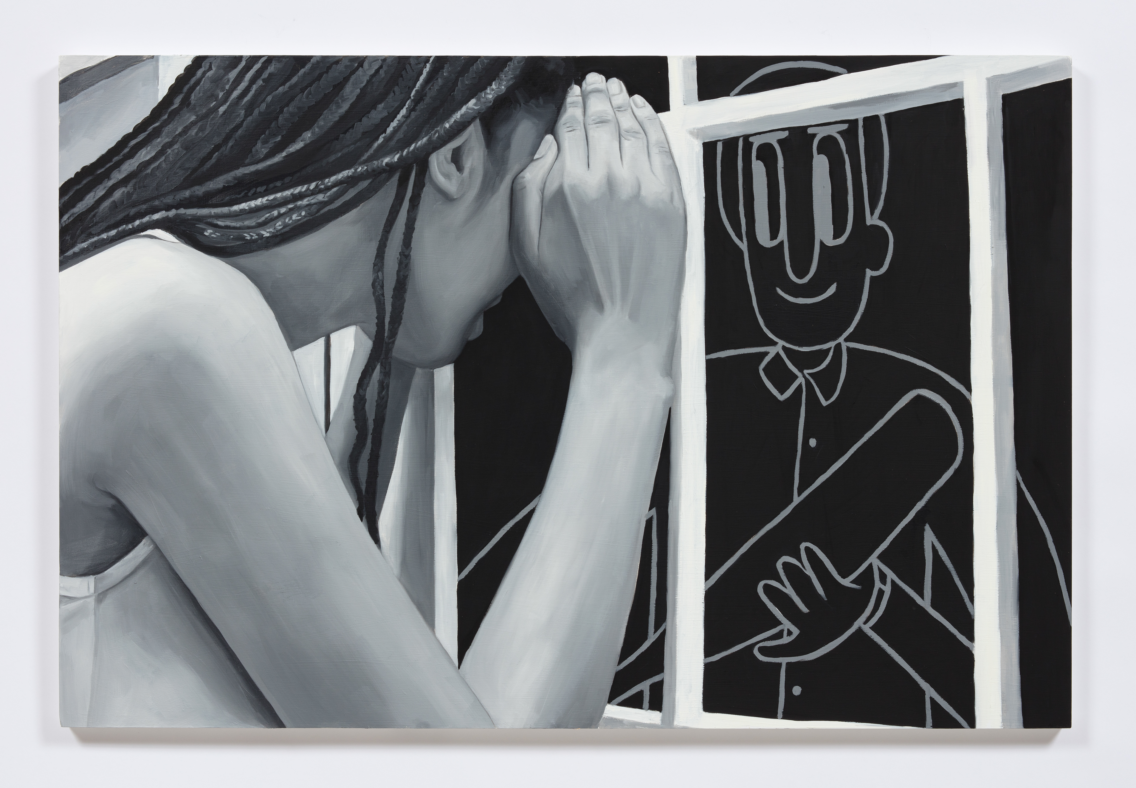 "Looking" Oil on Panel (24" x 36") 2019